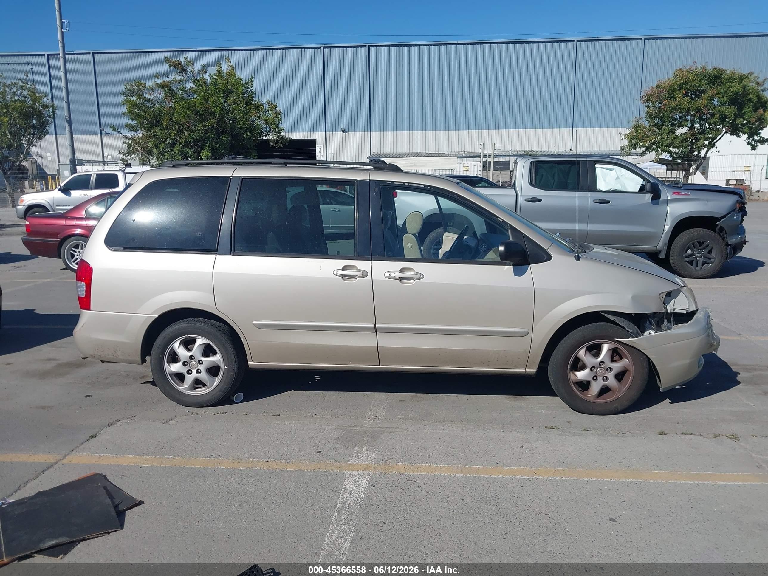 2001 Mazda Mpv Dx/es/lx Brown vin: JM3LW28Y010196645