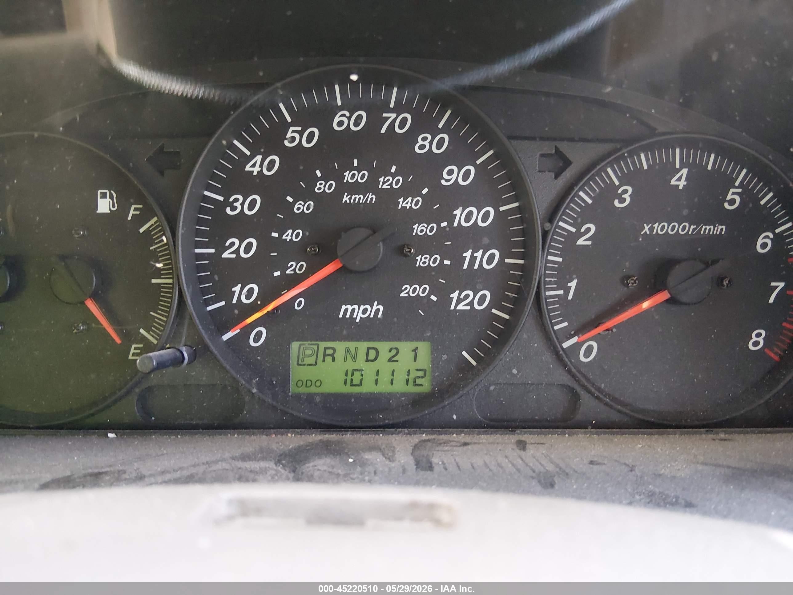 2001 Mazda Mpv Dx/es/lx White vin: JM3LW28Y210185484