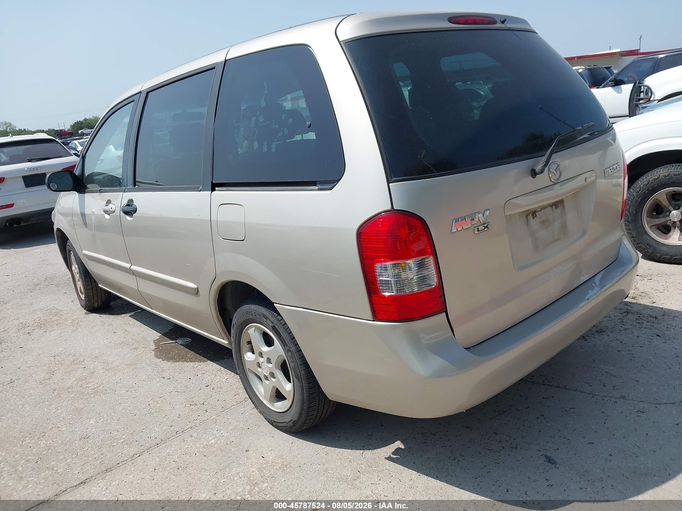 2001 Mazda Mpv Dx/es/lx Tan vin: JM3LW28Y510184569