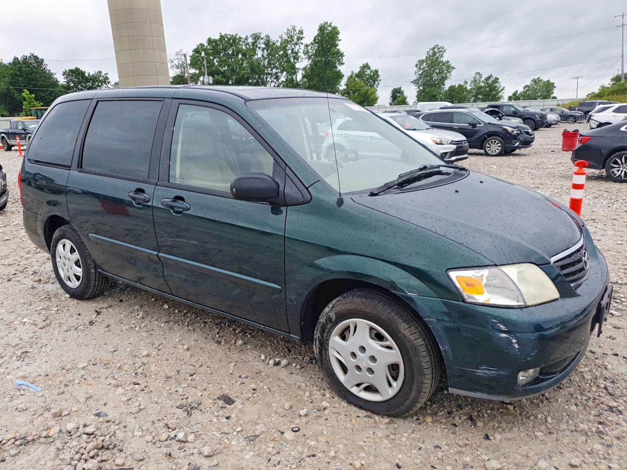 2001 Mazda Mpv Wagon Green vin: JM3LW28Y610173225
