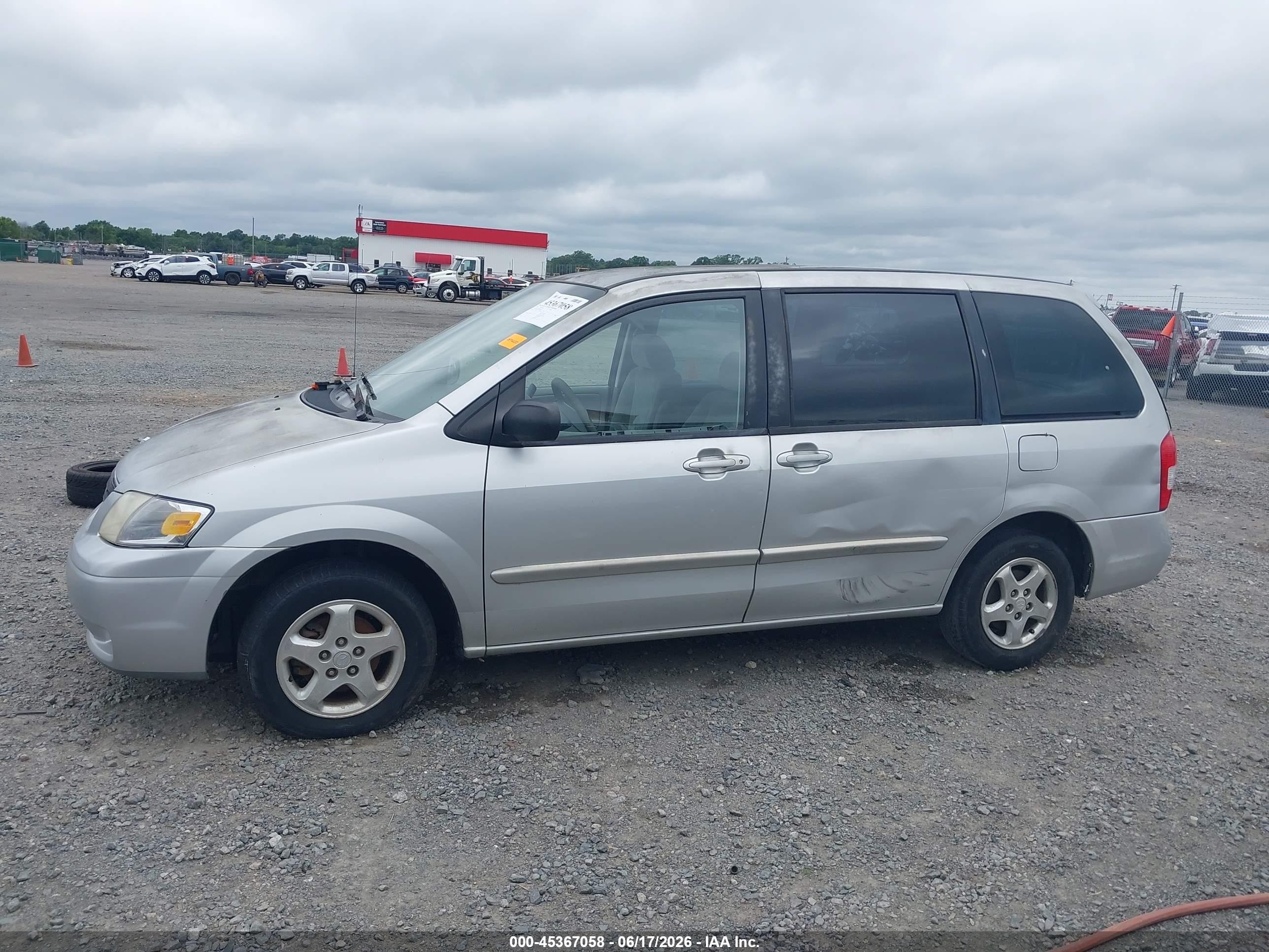 2001 Mazda Mpv Dx/es/lx Silver vin: JM3LW28Y610184015