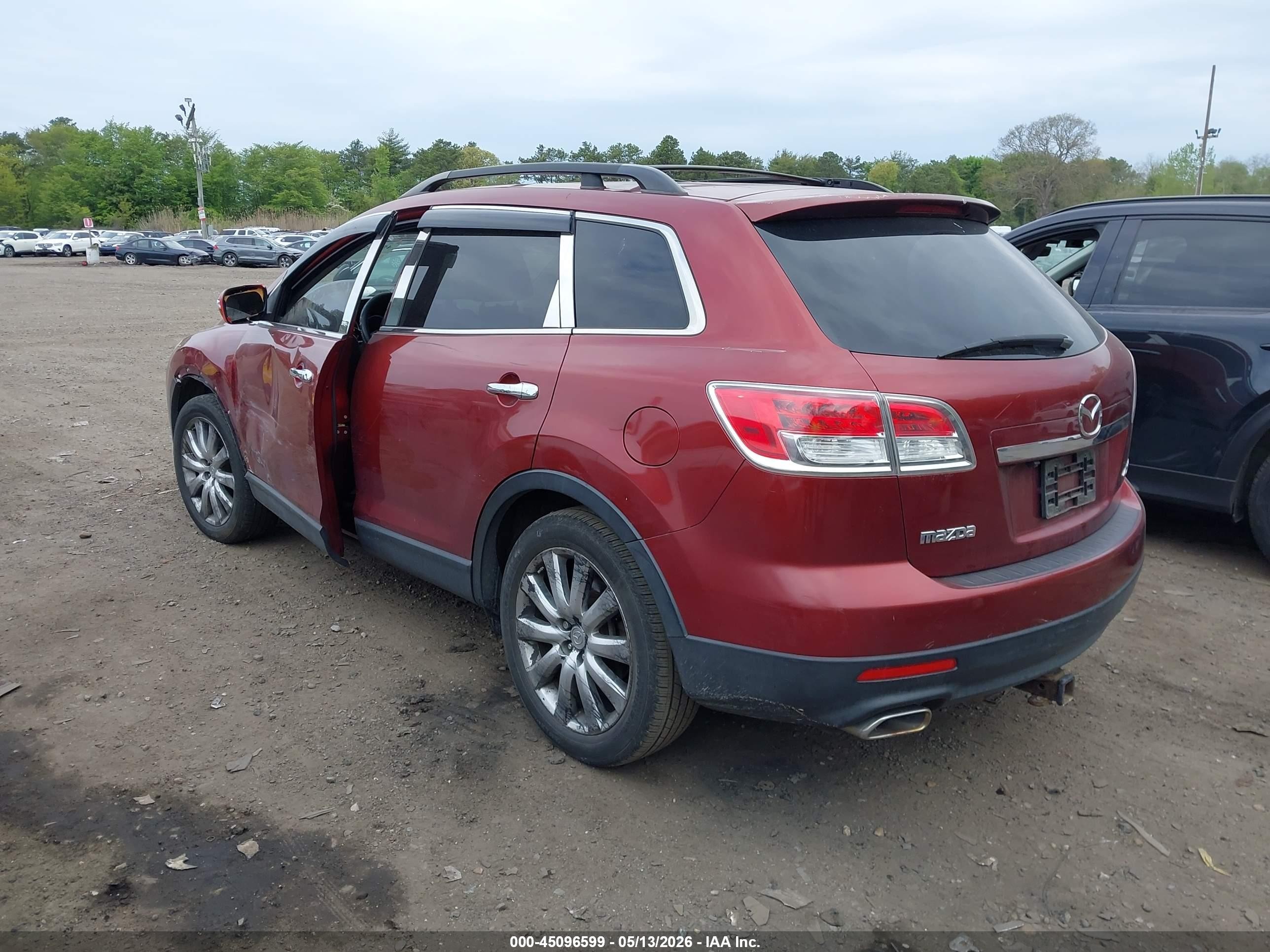 2008 Mazda Cx-9 Grand Touring Бордовый vin: JM3TB28A080136339