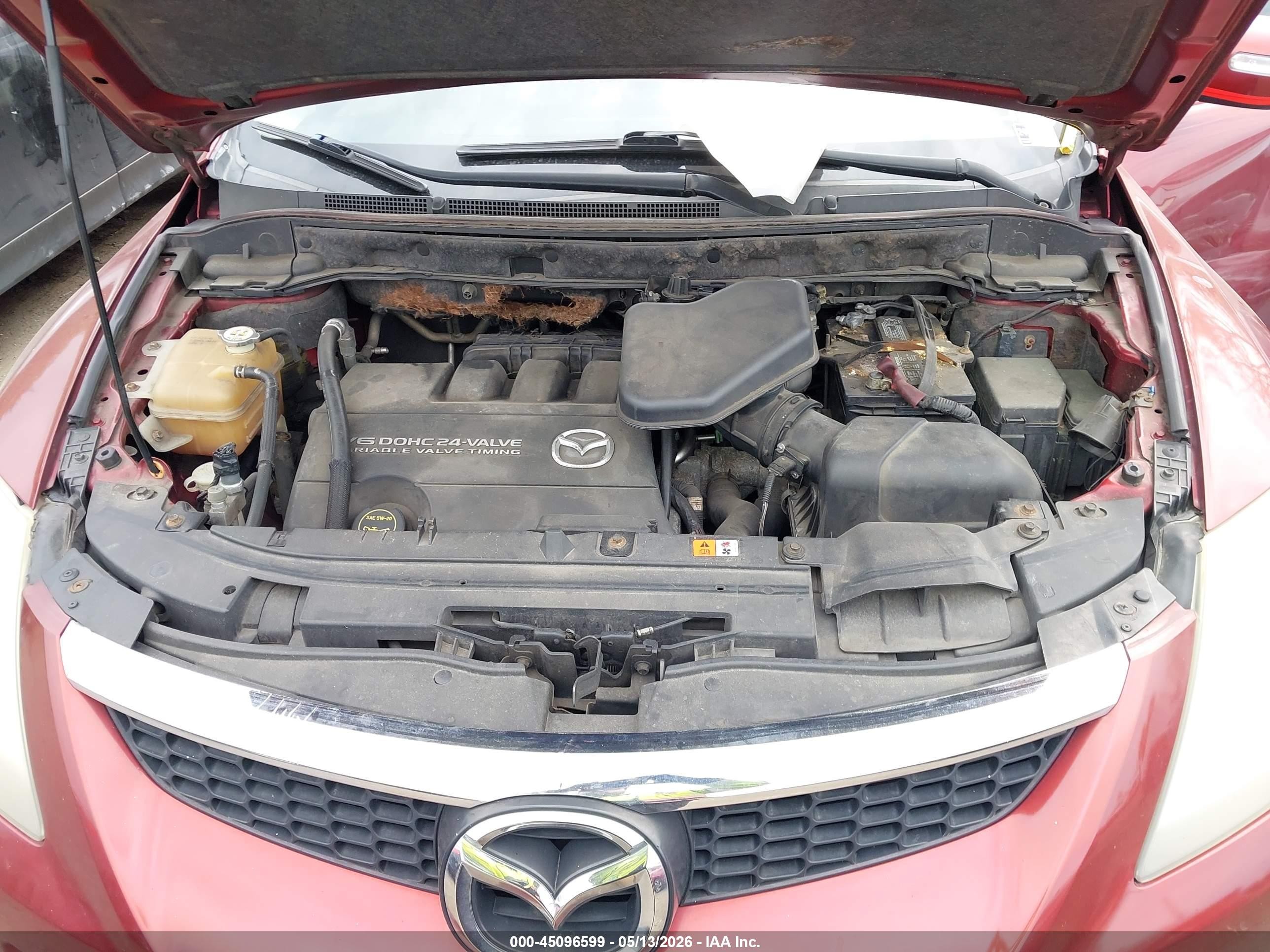 2008 Mazda Cx-9 Grand Touring Бордовый vin: JM3TB28A080136339