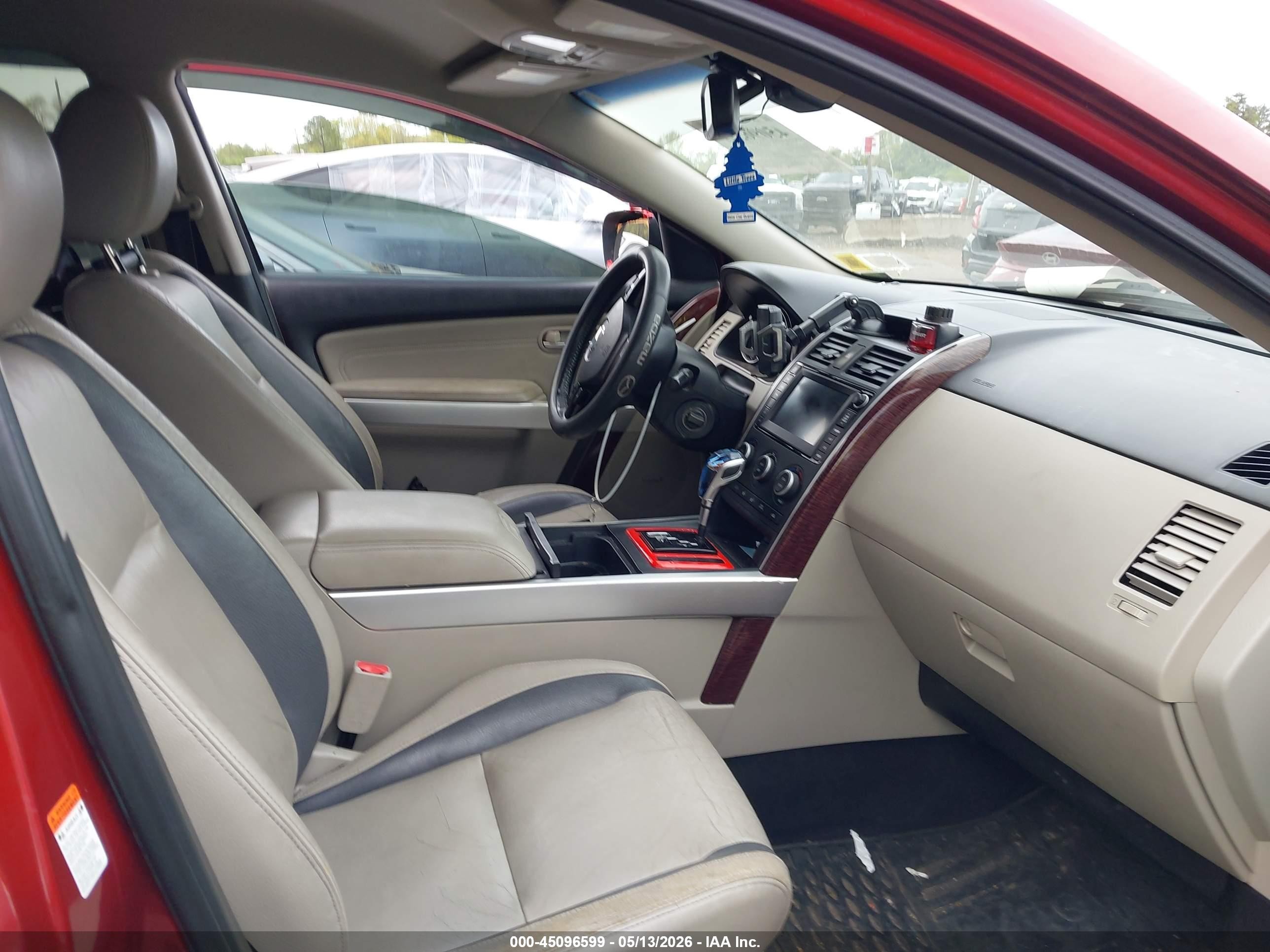 2008 Mazda Cx-9 Grand Touring Бордовый vin: JM3TB28A080136339