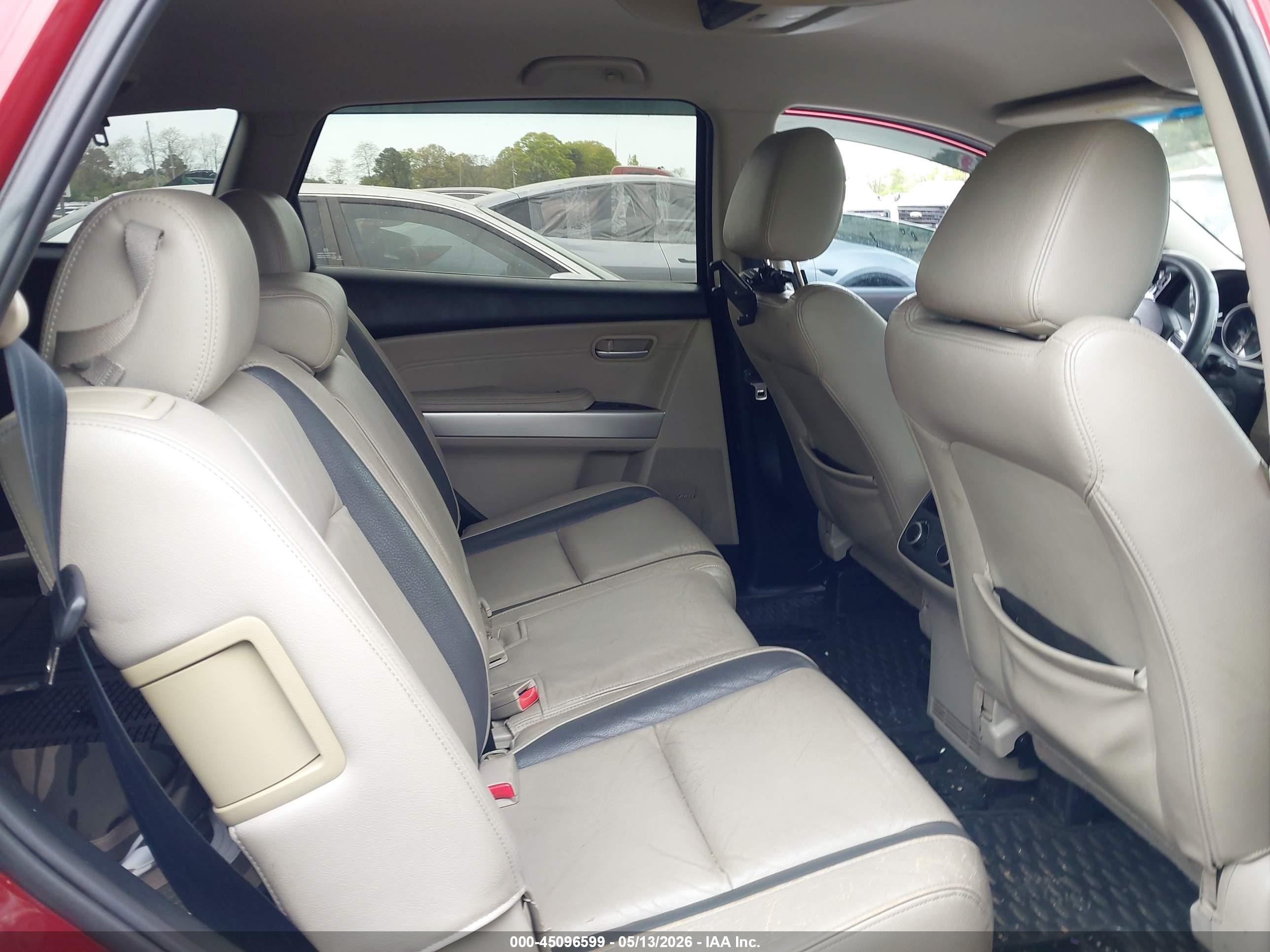 2008 Mazda Cx-9 Grand Touring Бордовый vin: JM3TB28A080136339