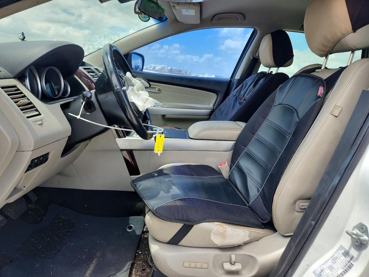2008 Mazda Cx-9 White vin: JM3TB28A080136762