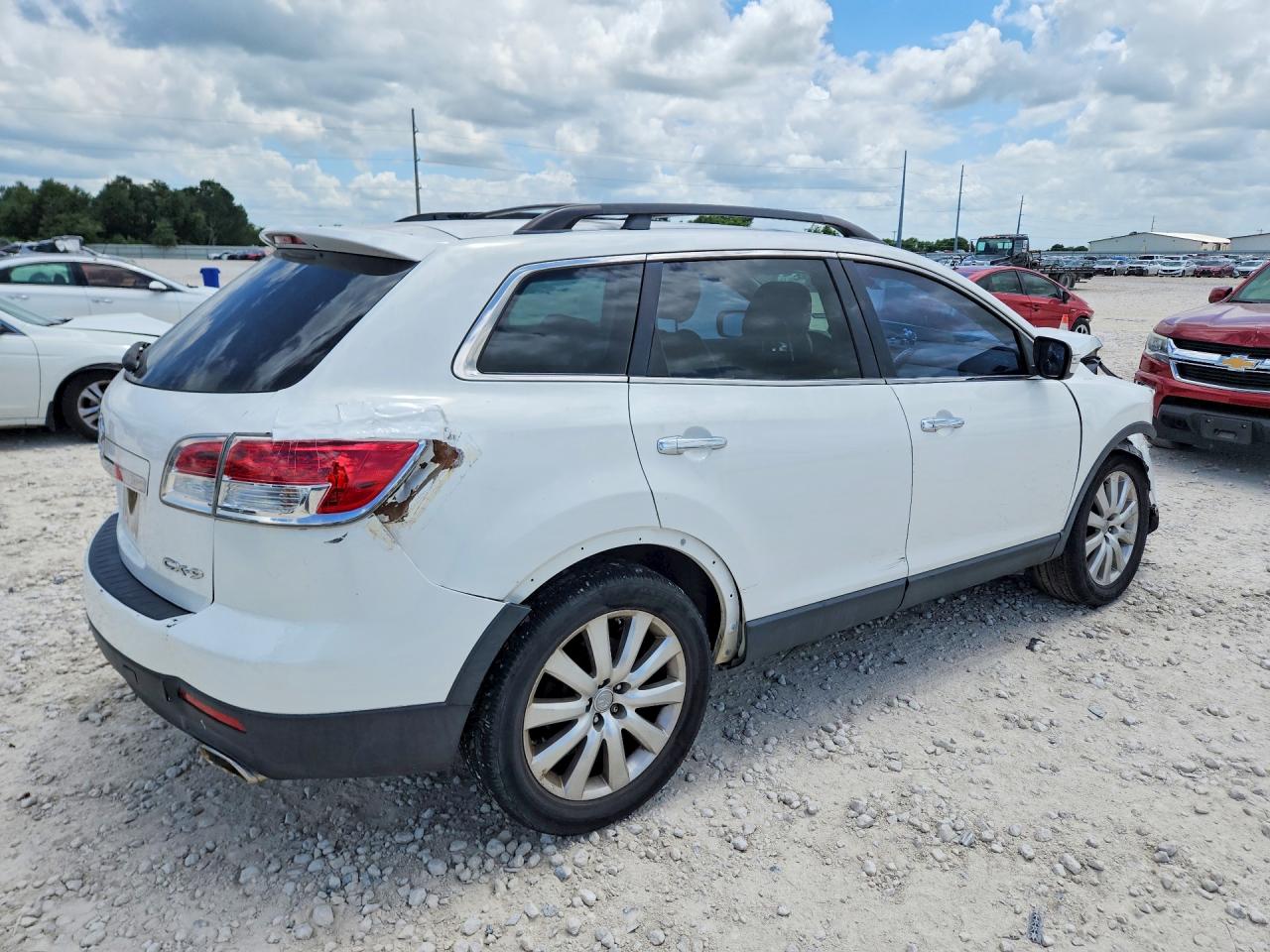 2008 Mazda Cx-9 White vin: JM3TB28A080136762