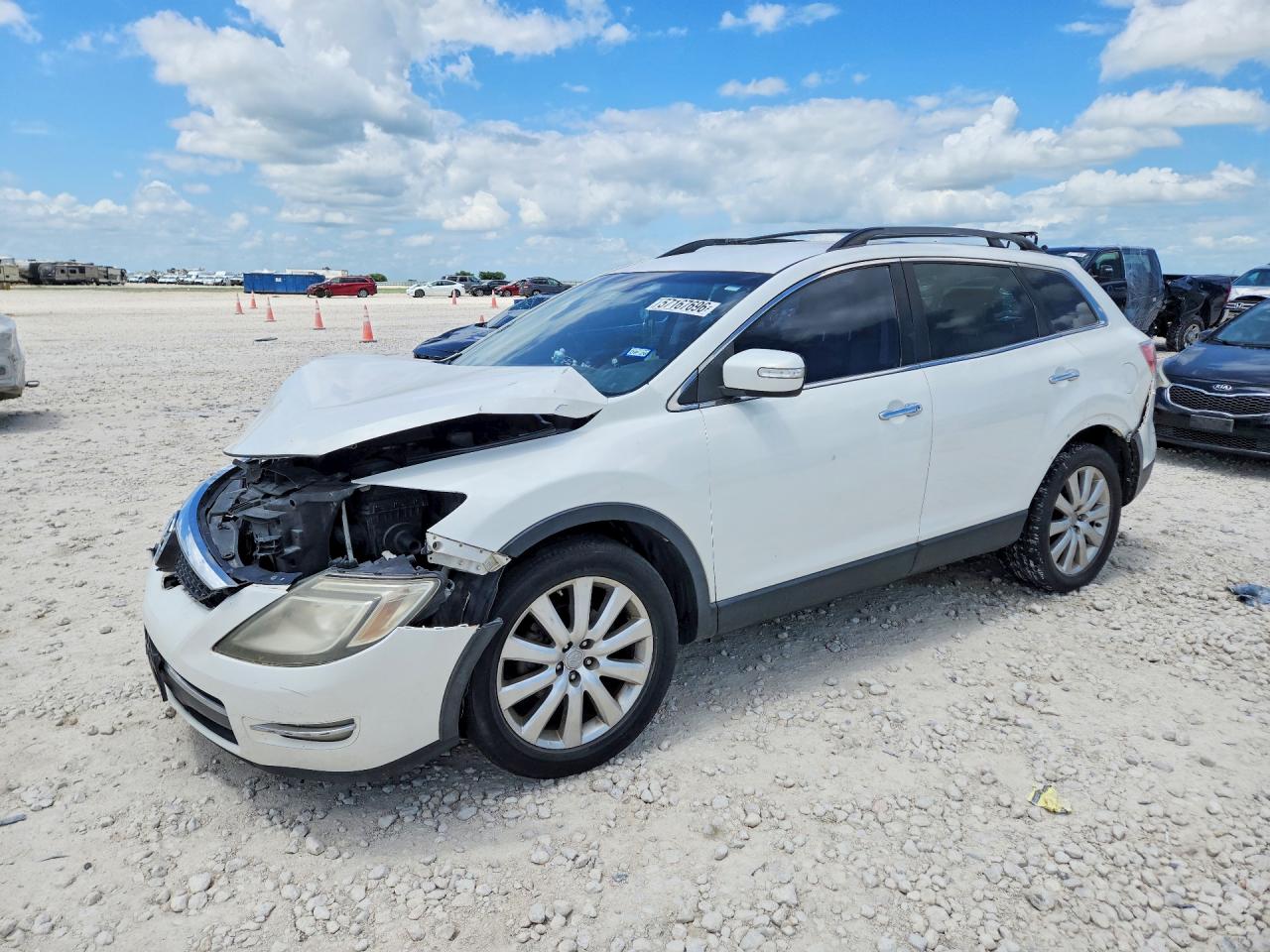 2008 Mazda Cx-9 White vin: JM3TB28A080136762