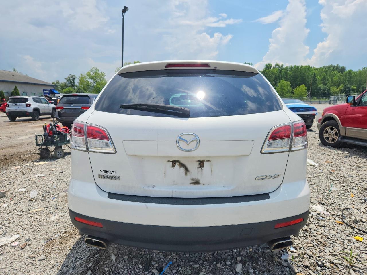 2009 Mazda Cx-9 4d Белый vin: JM3TB28A090174879