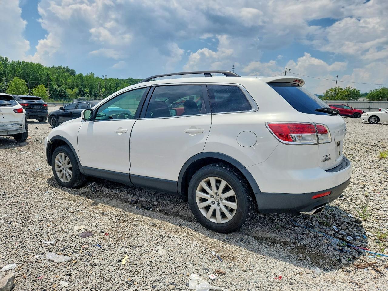 2009 Mazda Cx-9 4d Белый vin: JM3TB28A090174879