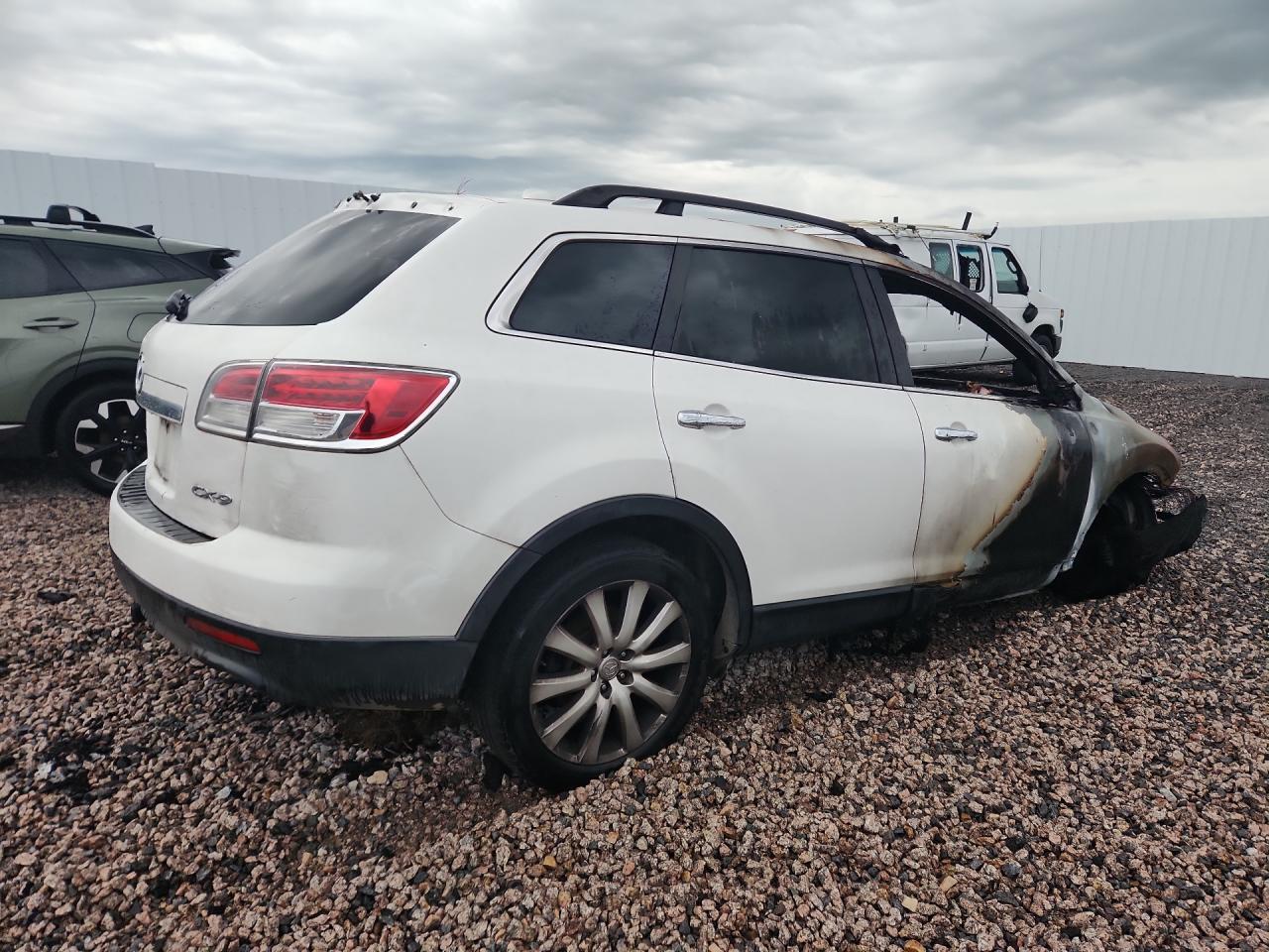 2009 Mazda Cx-9 White vin: JM3TB28A090179158