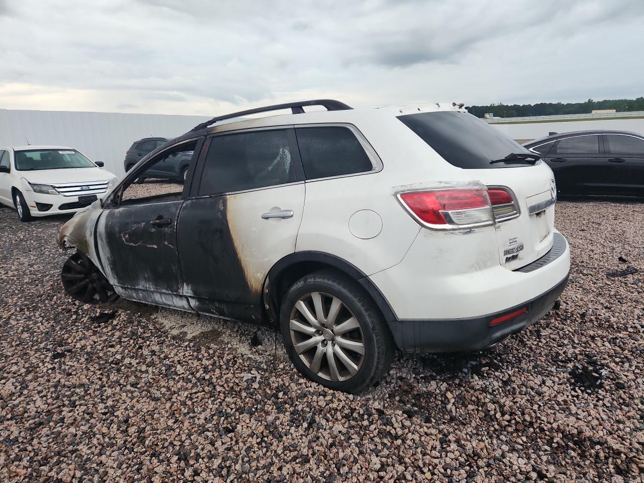 2009 Mazda Cx-9 White vin: JM3TB28A090179158