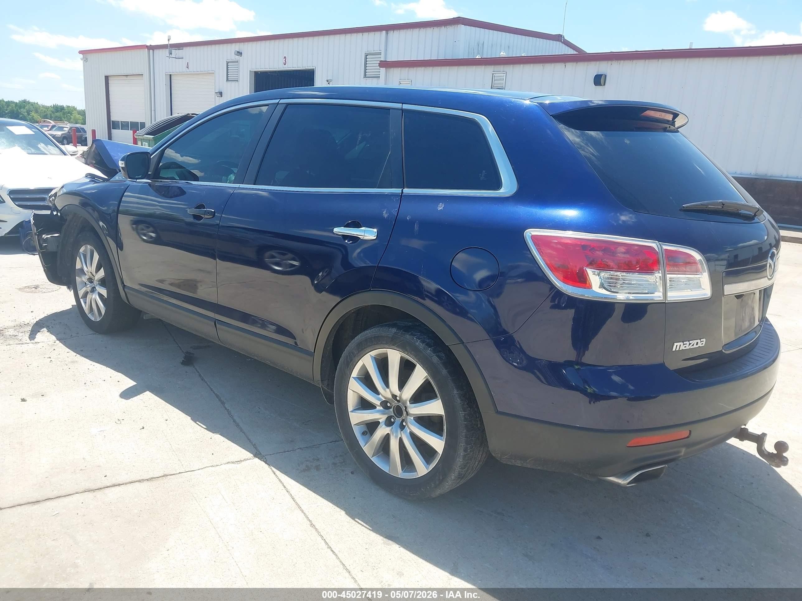 2009 Mazda Cx-9 Grand Touring Blue vin: JM3TB28A090180181