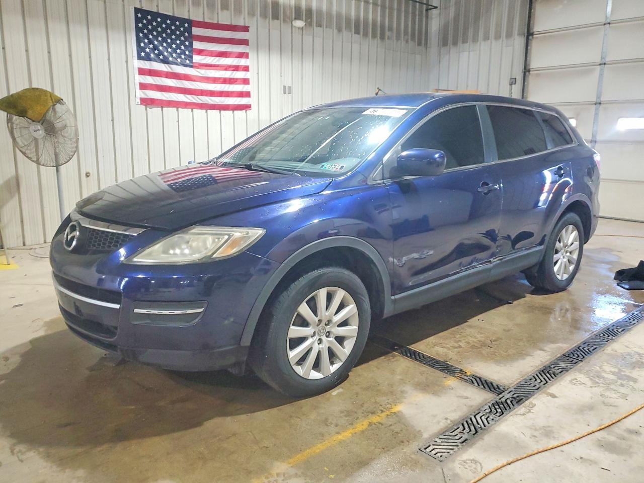 2008 Mazda Cx-9 Blue vin: JM3TB28A180152632
