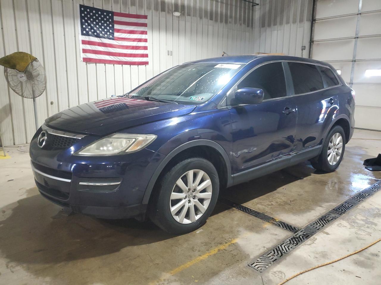 2008 Mazda Cx-9 Blue vin: JM3TB28A180152632 Damage: Left Front Door, Severe Damage, Replacement Required