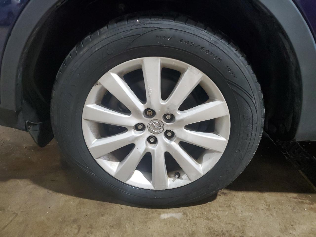 2008 Mazda Cx-9 Blue vin: JM3TB28A180152632 Damage: Left Front Wheel, Curb Rash, > 12 Inches