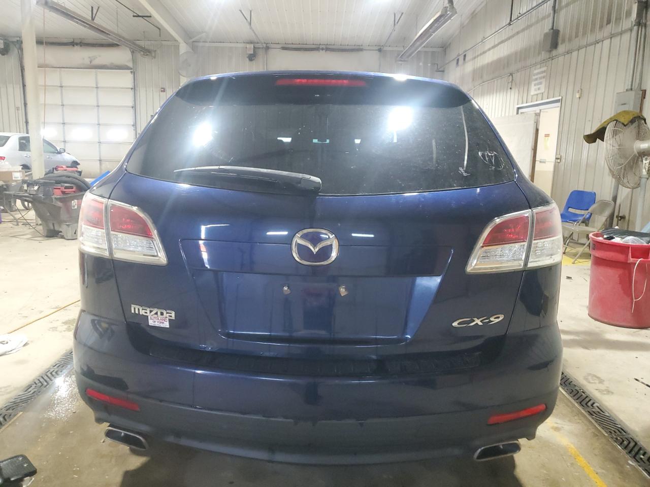 2008 Mazda Cx-9 Blue vin: JM3TB28A180152632 Damage: Lift Gate, Dent(S) W/ Paint Dmg, 4 To 5 Inches