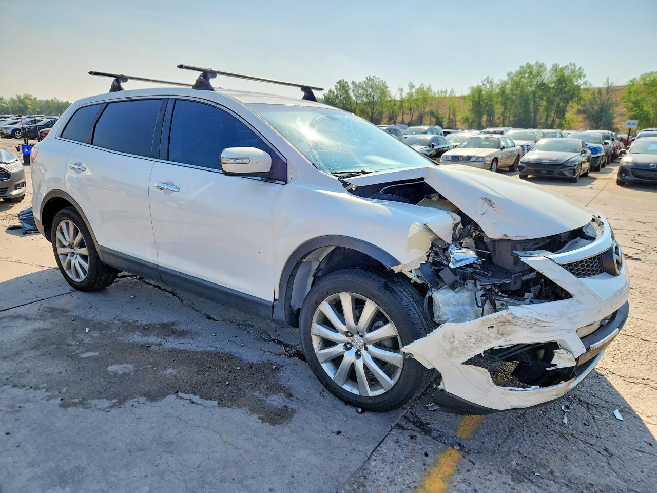 2008 Mazda Cx-9 White vin: JM3TB28A280126931