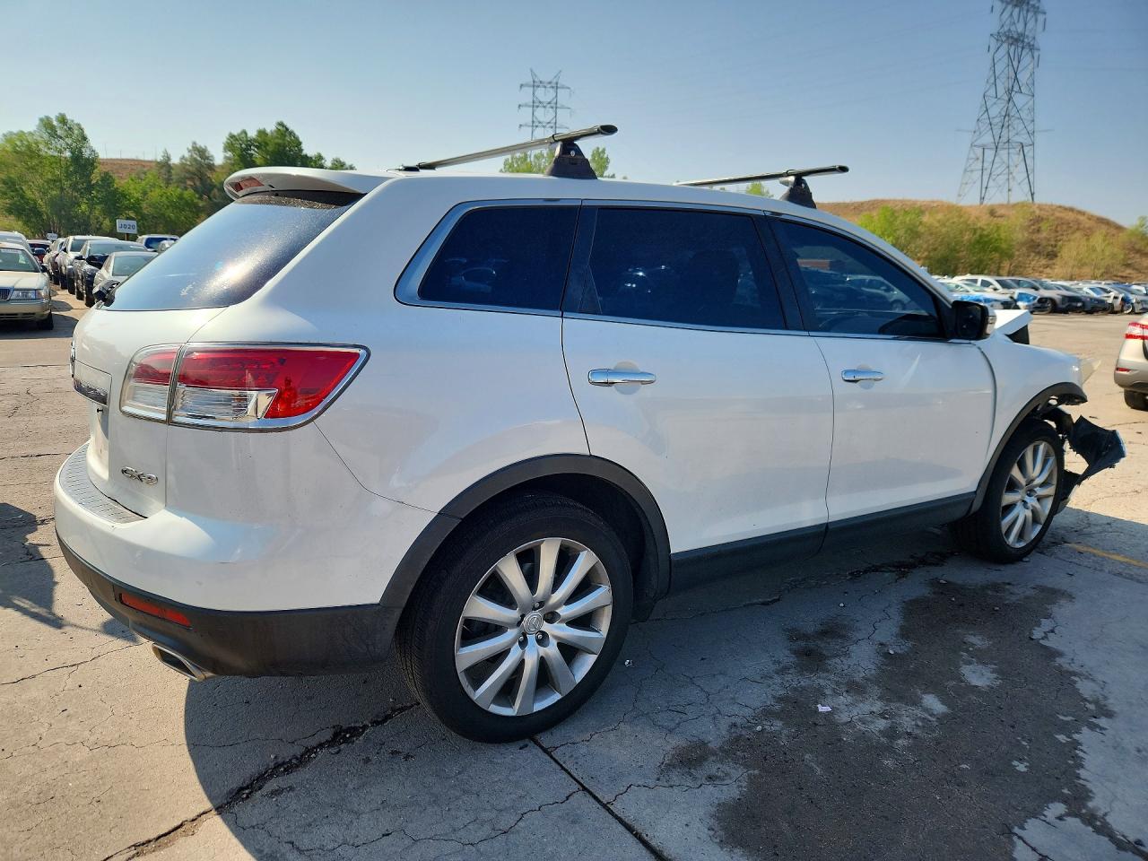 2008 Mazda Cx-9 White vin: JM3TB28A280126931