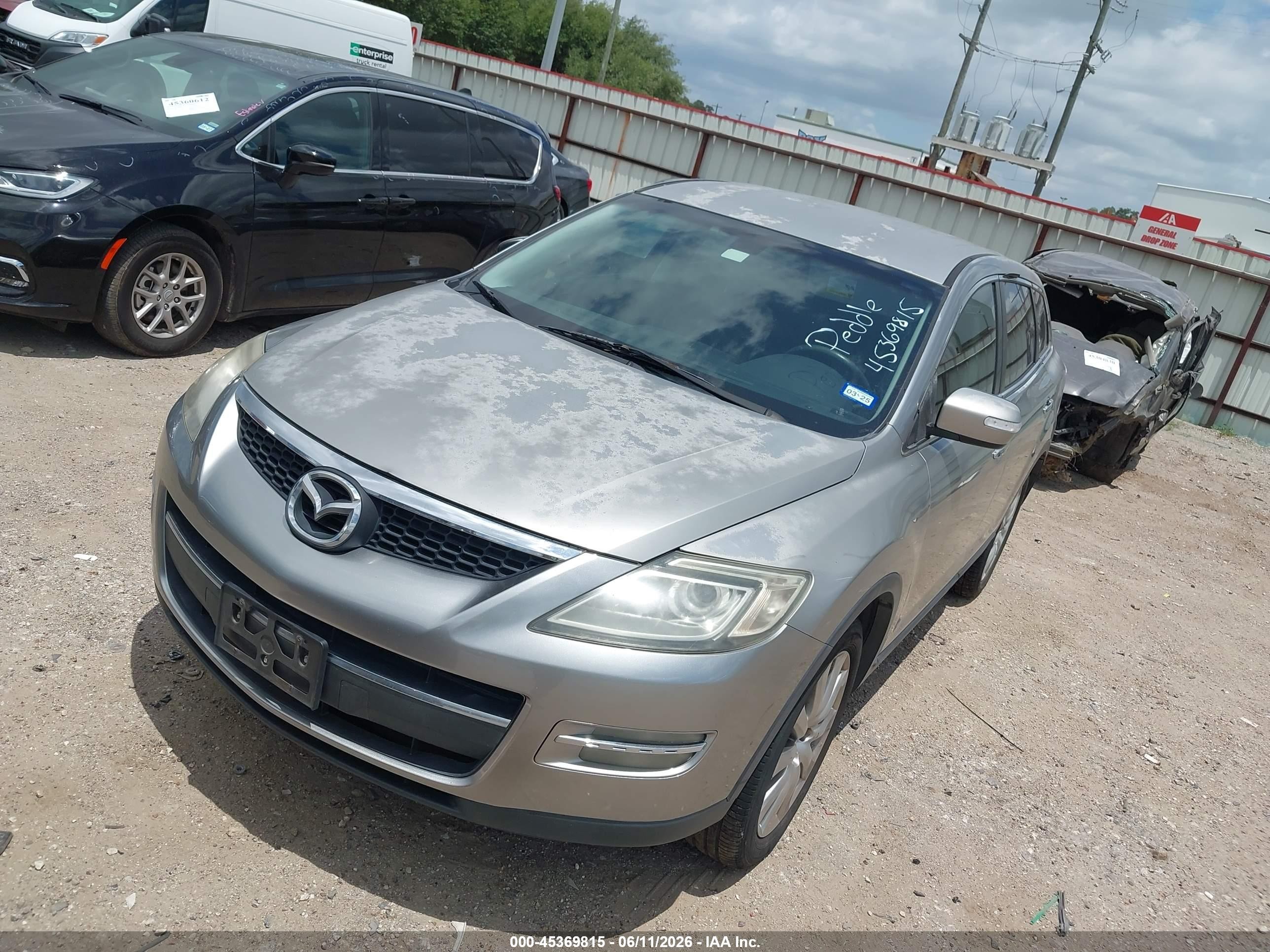 2009 Mazda Cx-9 Grand Touring Gray vin: JM3TB28A290173331