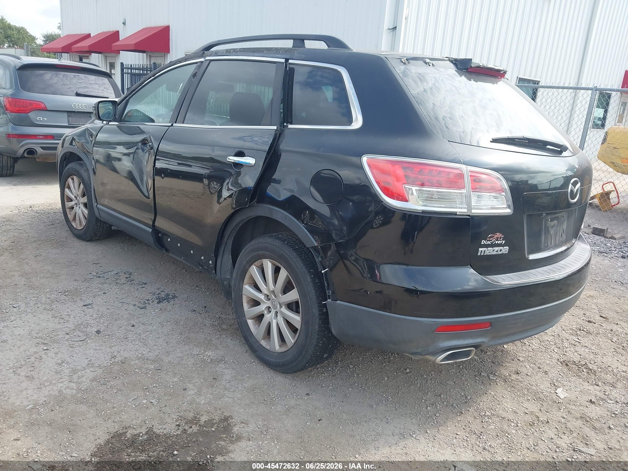 2009 Mazda Cx-9 Sport Black vin: JM3TB28A290178920