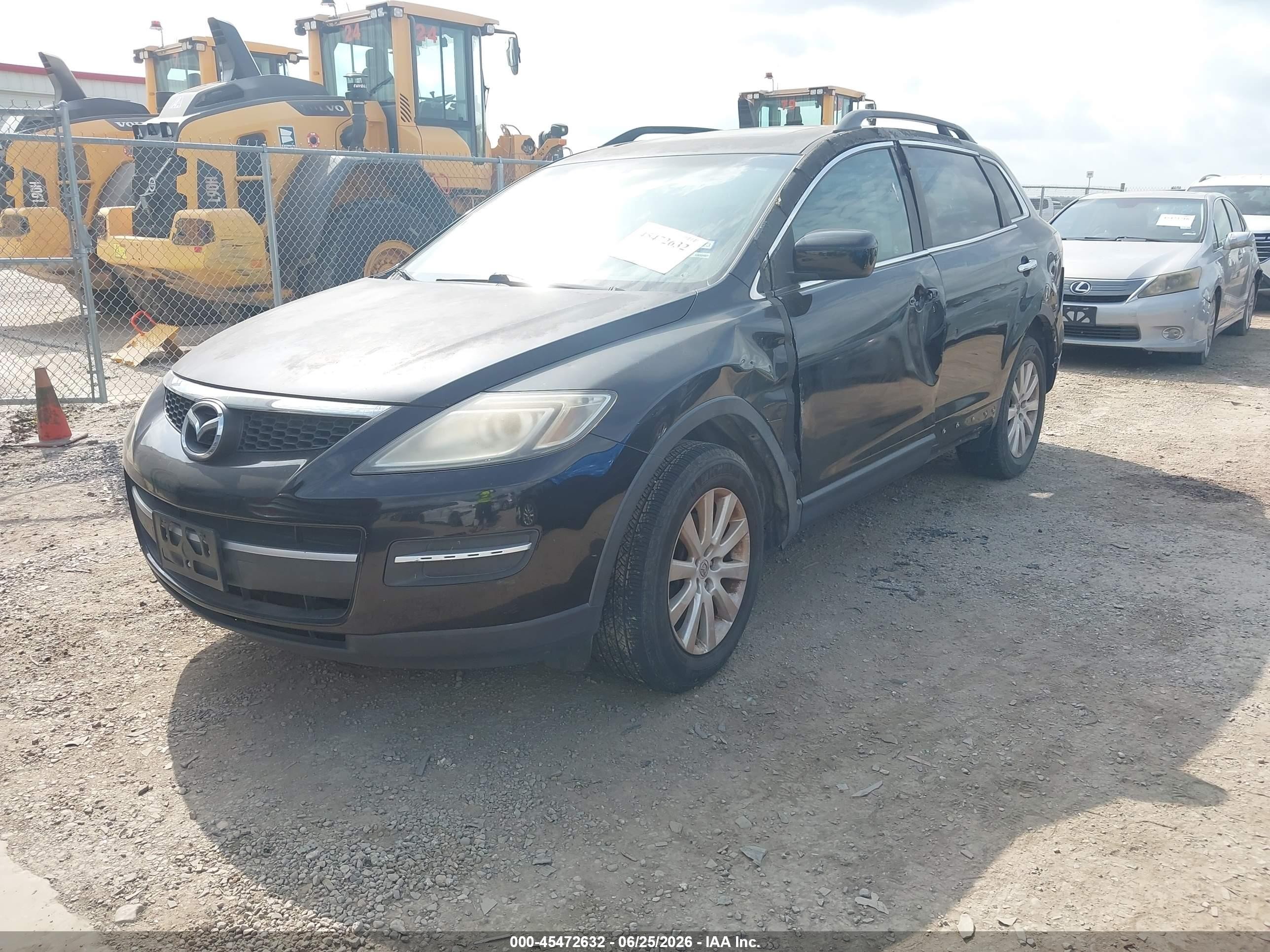 2009 Mazda Cx-9 Sport Black vin: JM3TB28A290178920