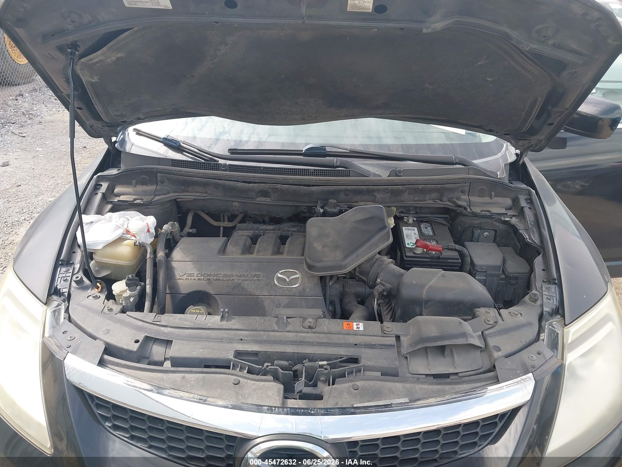 2009 Mazda Cx-9 Sport Black vin: JM3TB28A290178920