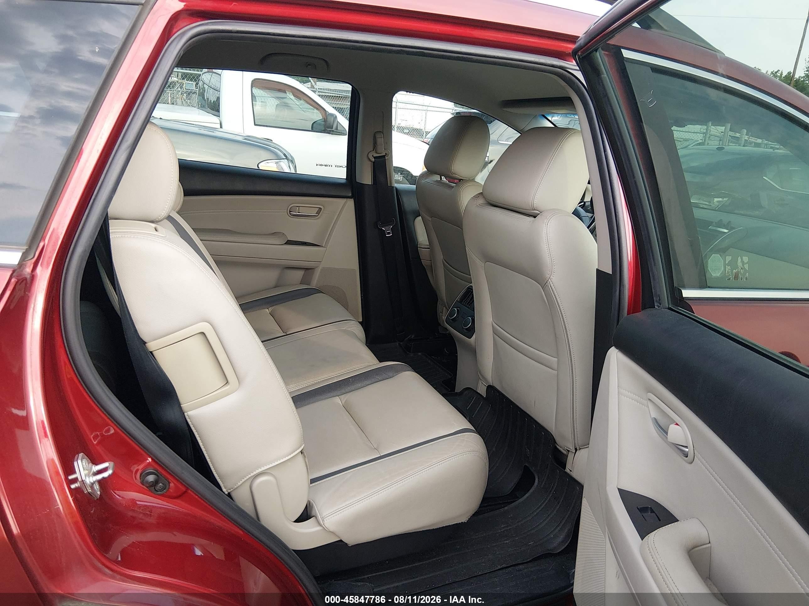 2008 Mazda Cx-9 Touring Красный vin: JM3TB28A380159730