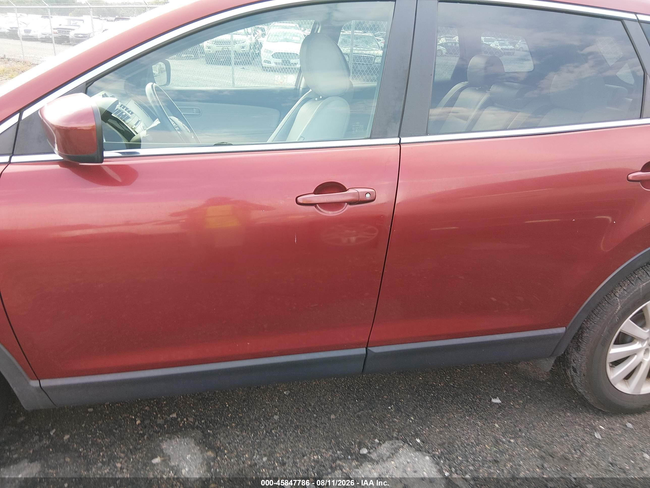 2008 Mazda Cx-9 Touring Красный vin: JM3TB28A380159730