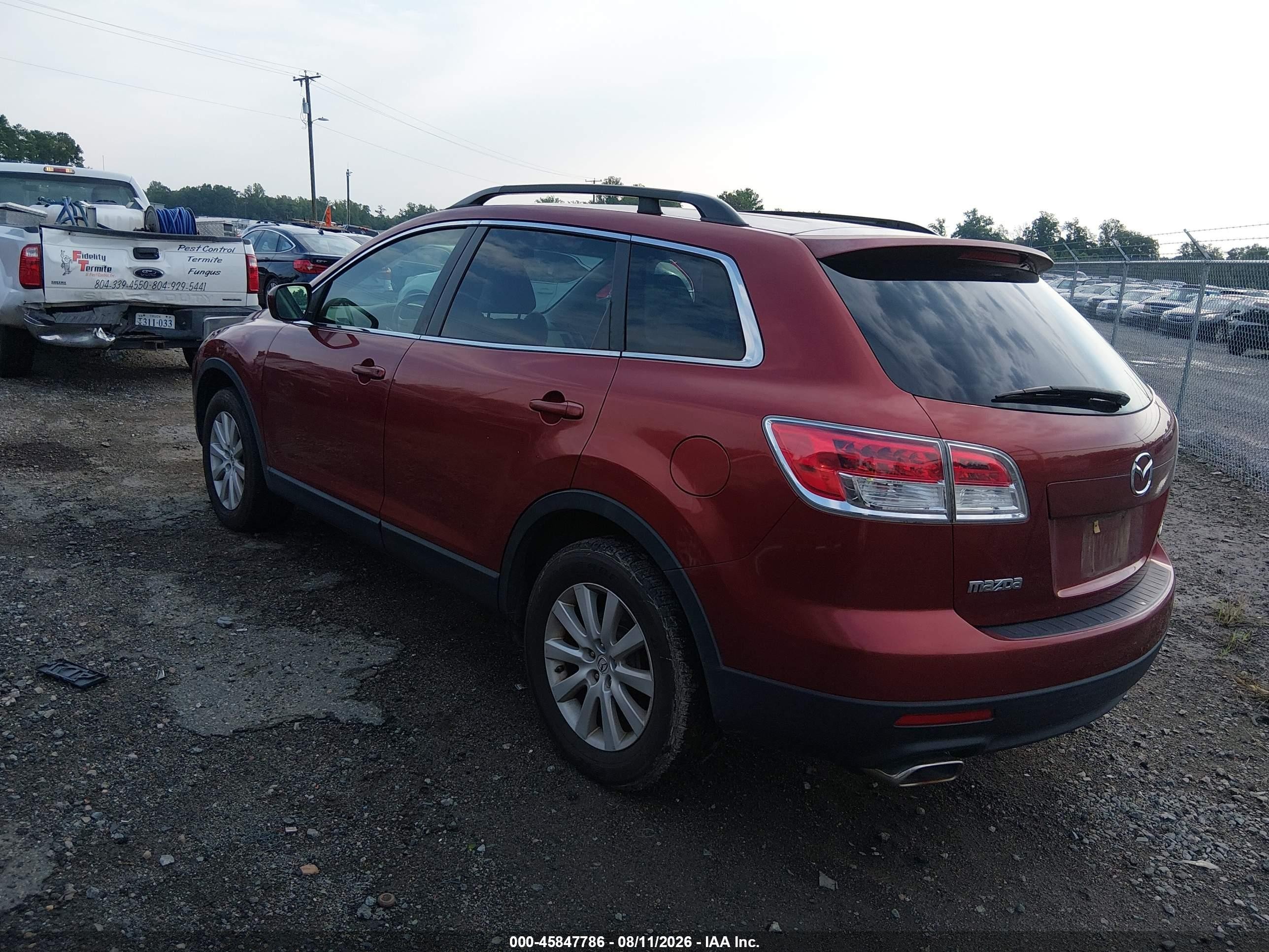 2008 Mazda Cx-9 Touring Красный vin: JM3TB28A380159730