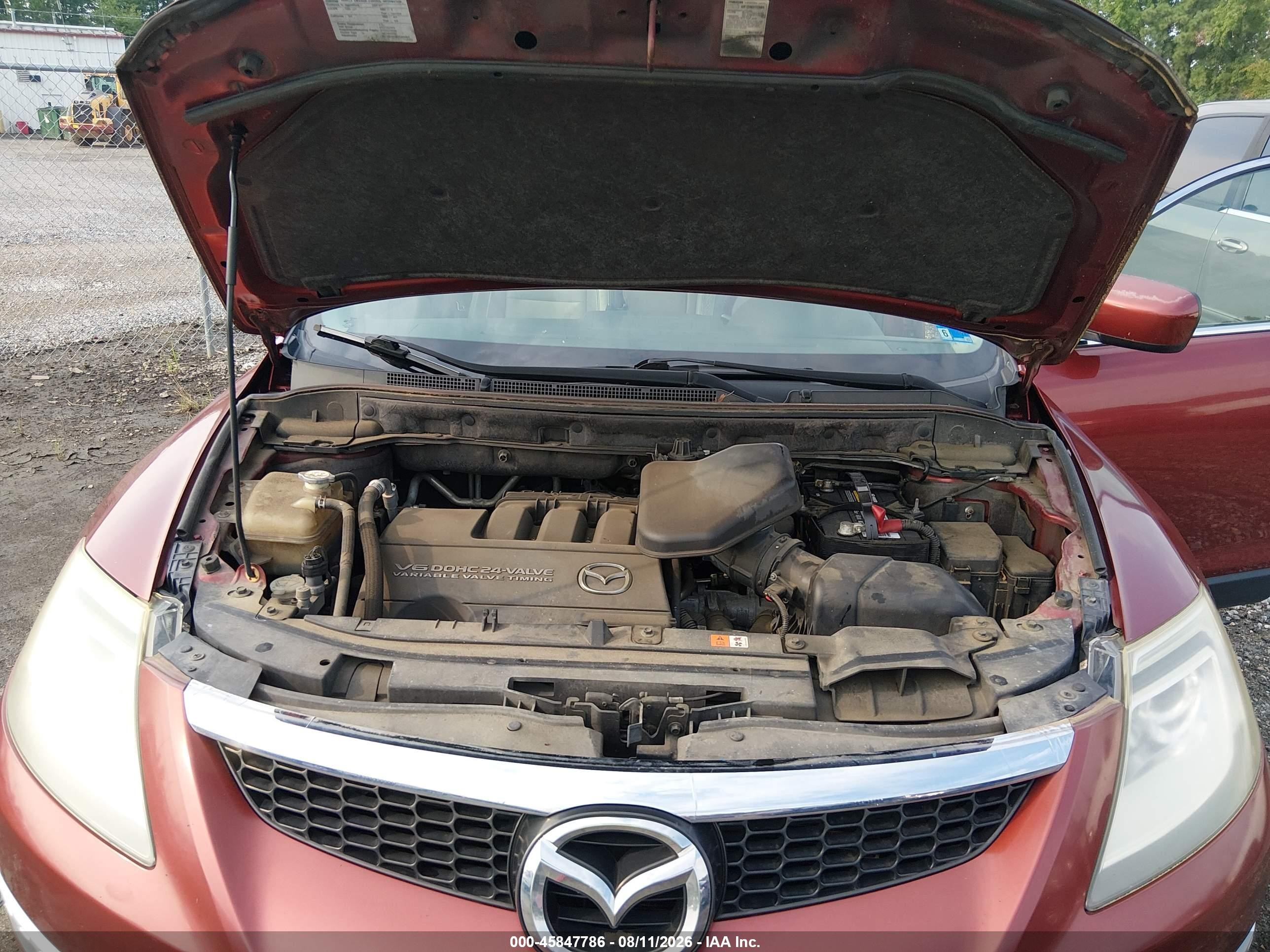 2008 Mazda Cx-9 Touring Красный vin: JM3TB28A380159730