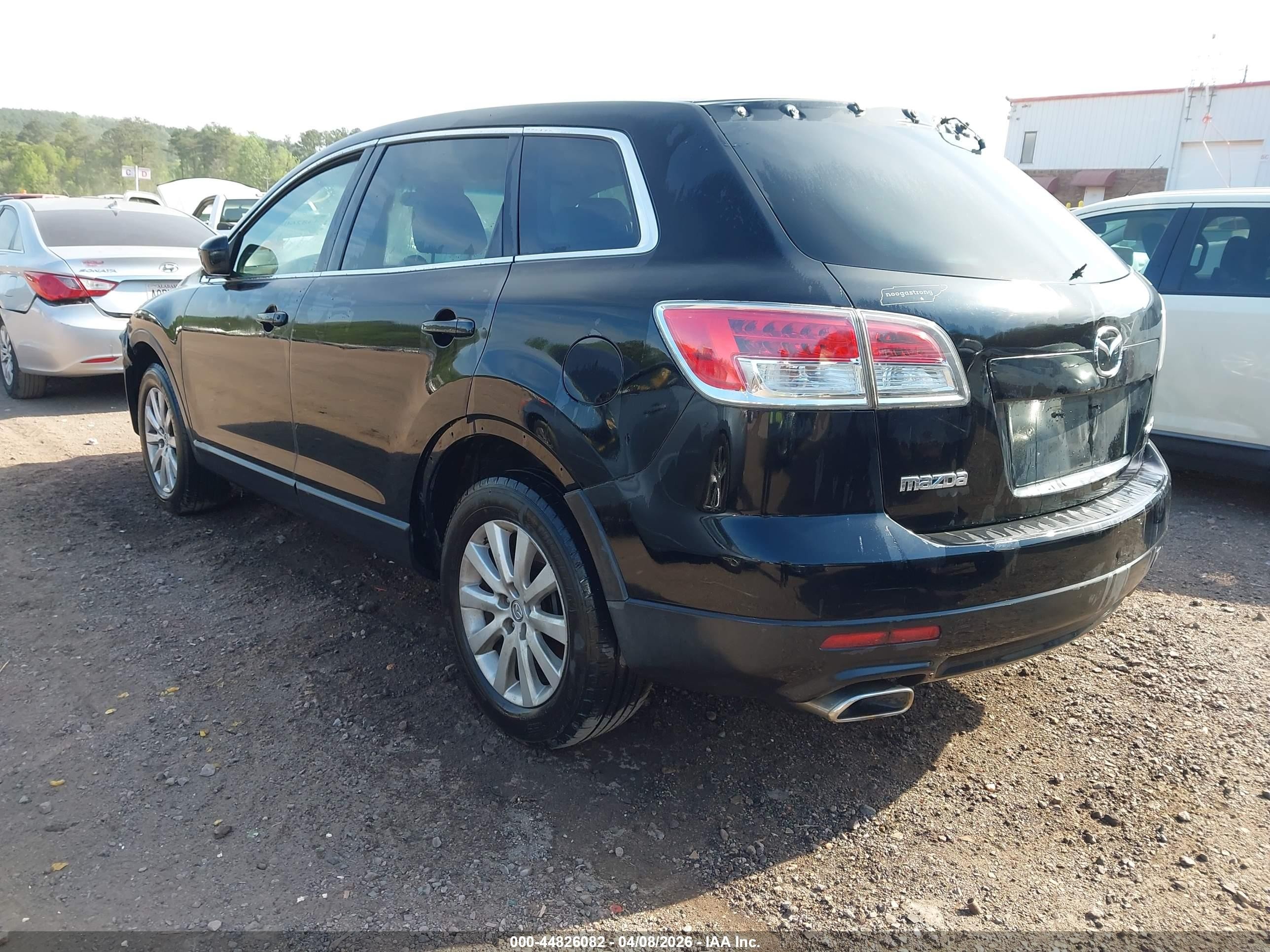 2008 Mazda Cx-9 Touring Black vin: JM3TB28A480140989