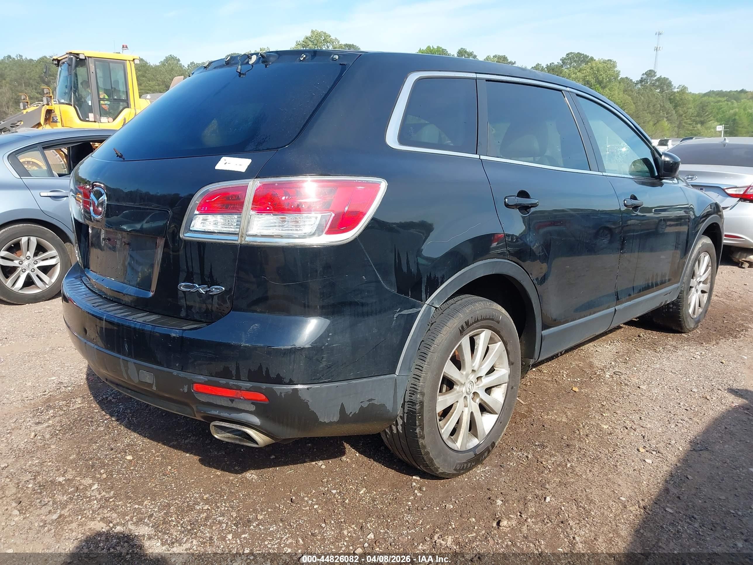 2008 Mazda Cx-9 Touring Black vin: JM3TB28A480140989