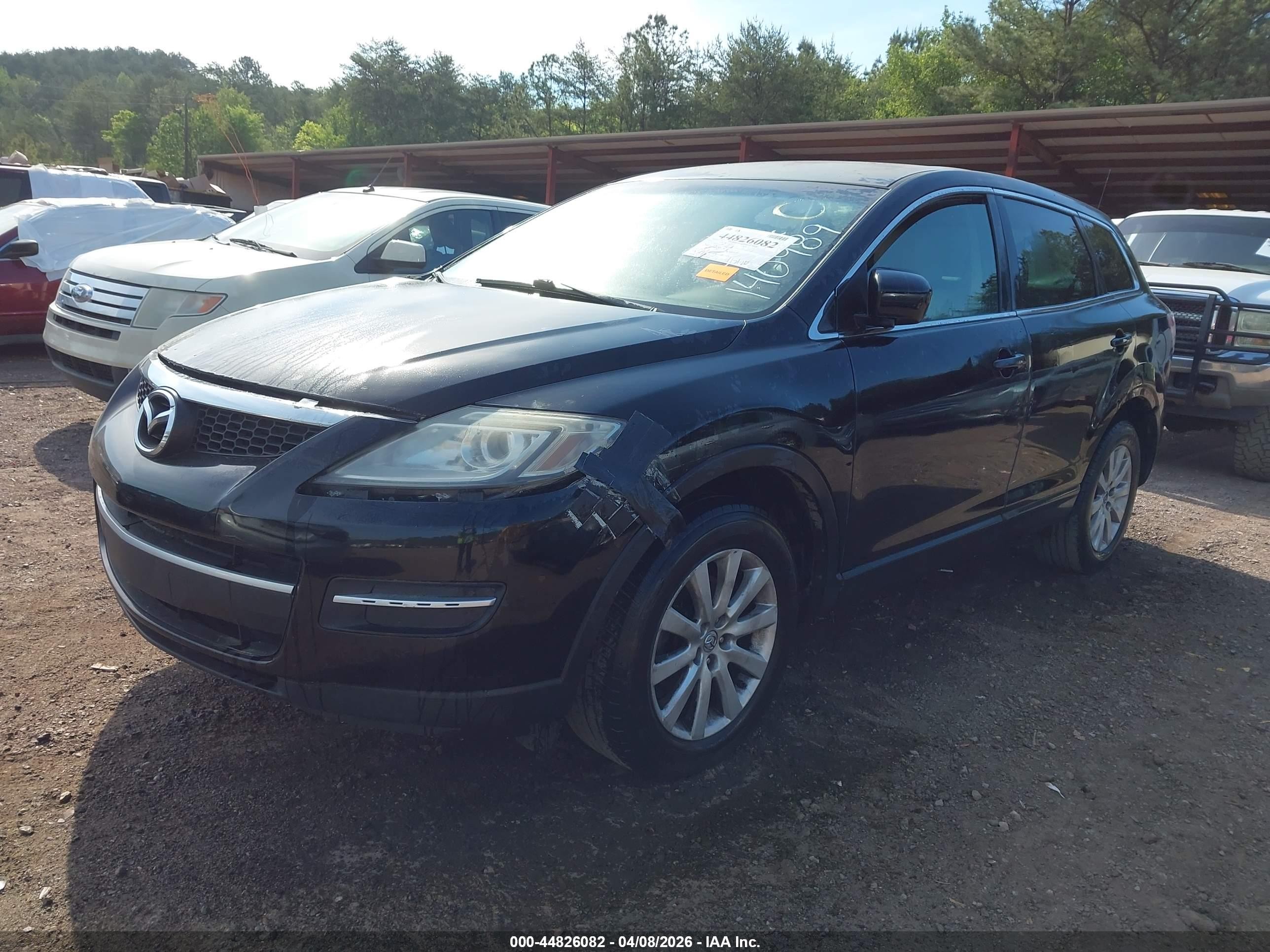 2008 Mazda Cx-9 Touring Black vin: JM3TB28A480140989