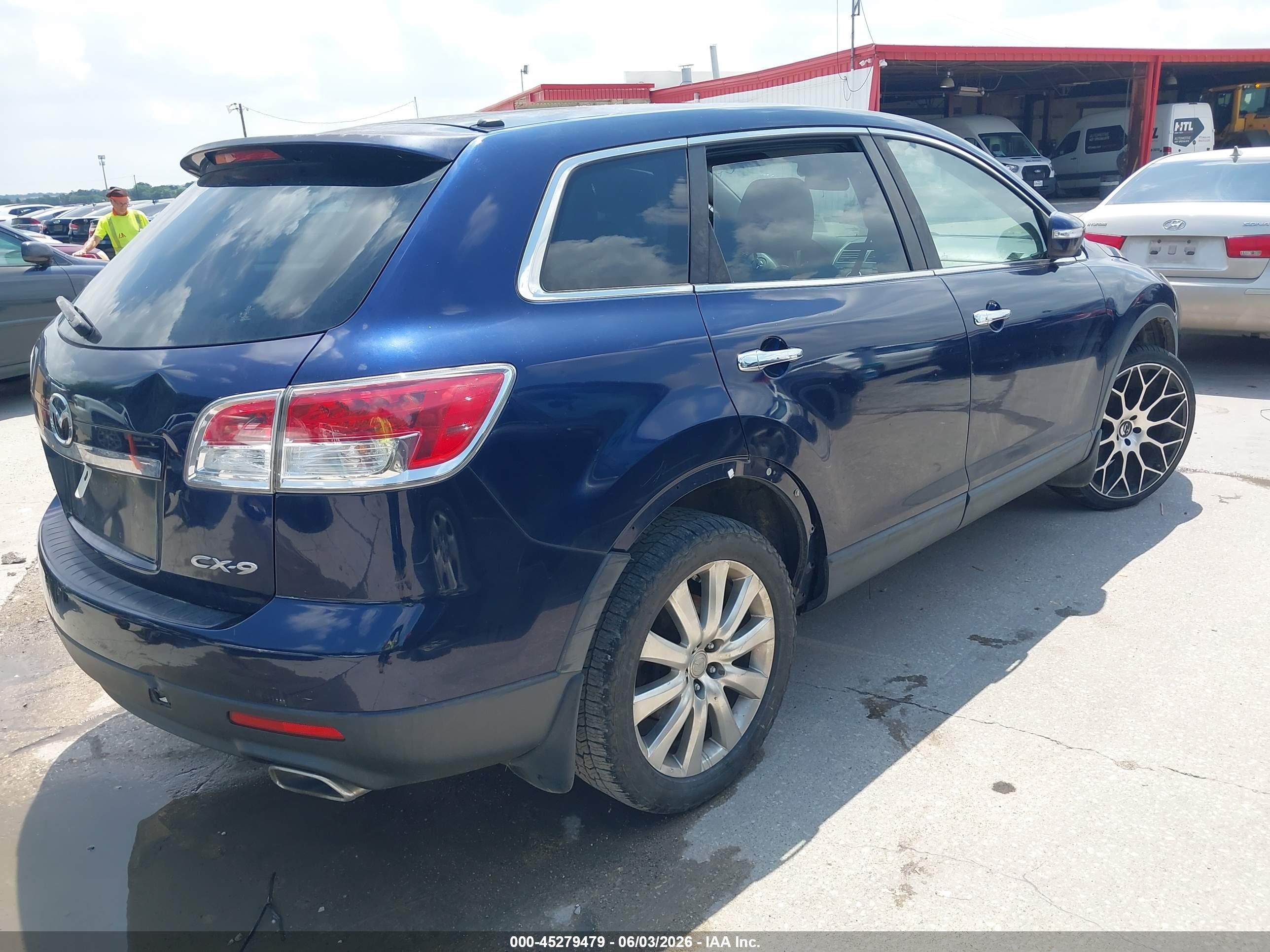 2008 Mazda Cx-9 Grand Touring Blue vin: JM3TB28A580139365