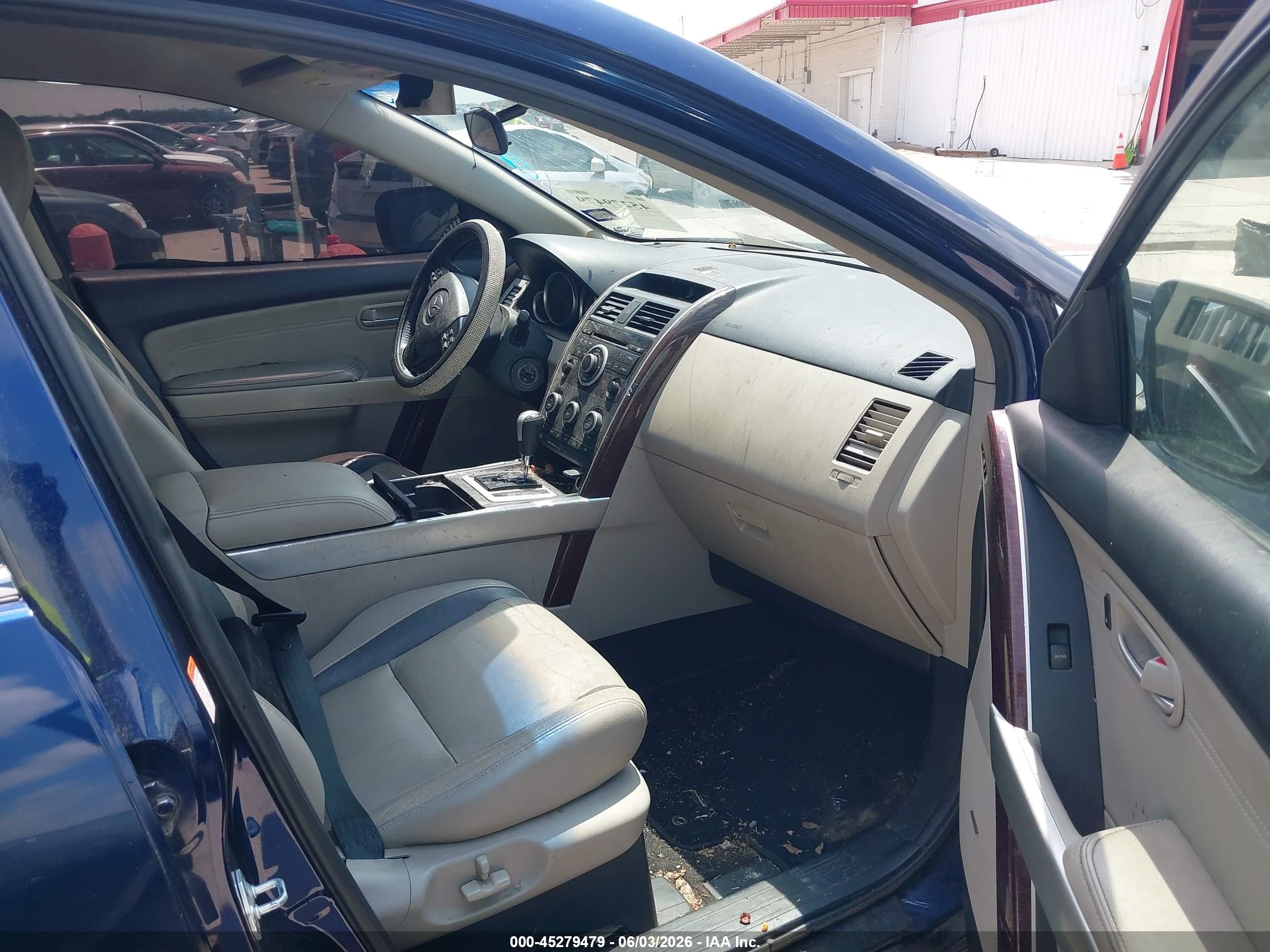 2008 Mazda Cx-9 Grand Touring Blue vin: JM3TB28A580139365