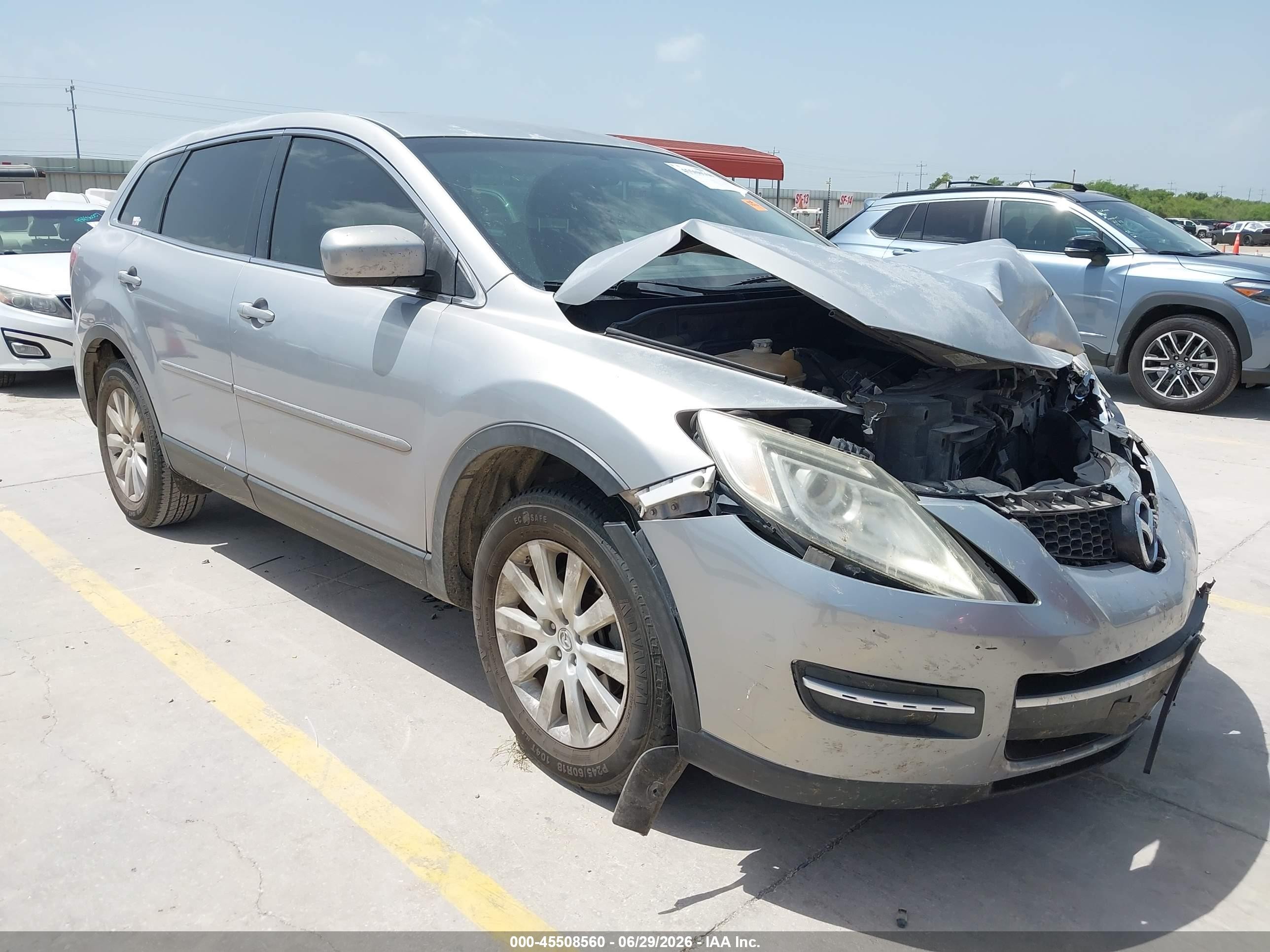2008 Mazda Cx-9 Sport Silver vin: JM3TB28A580146476