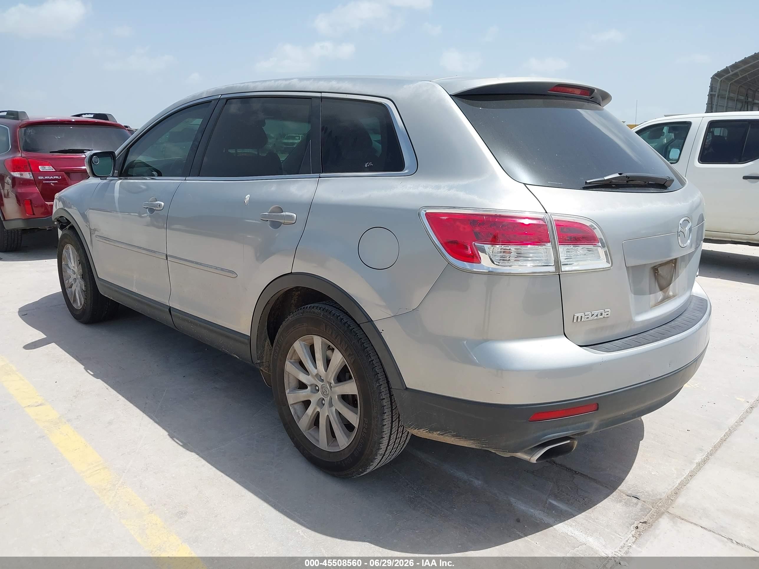 2008 Mazda Cx-9 Sport Silver vin: JM3TB28A580146476