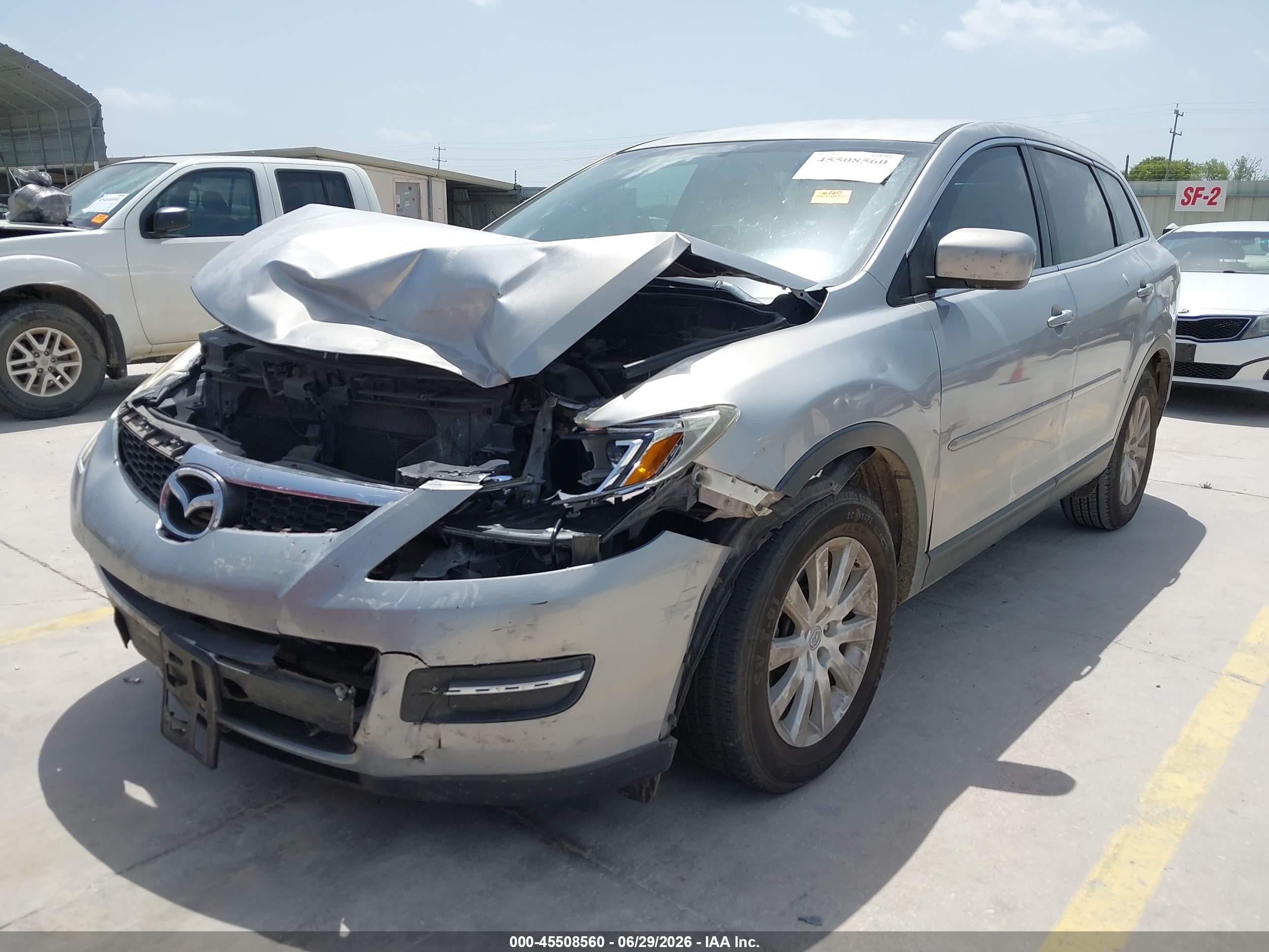 2008 Mazda Cx-9 Sport Silver vin: JM3TB28A580146476