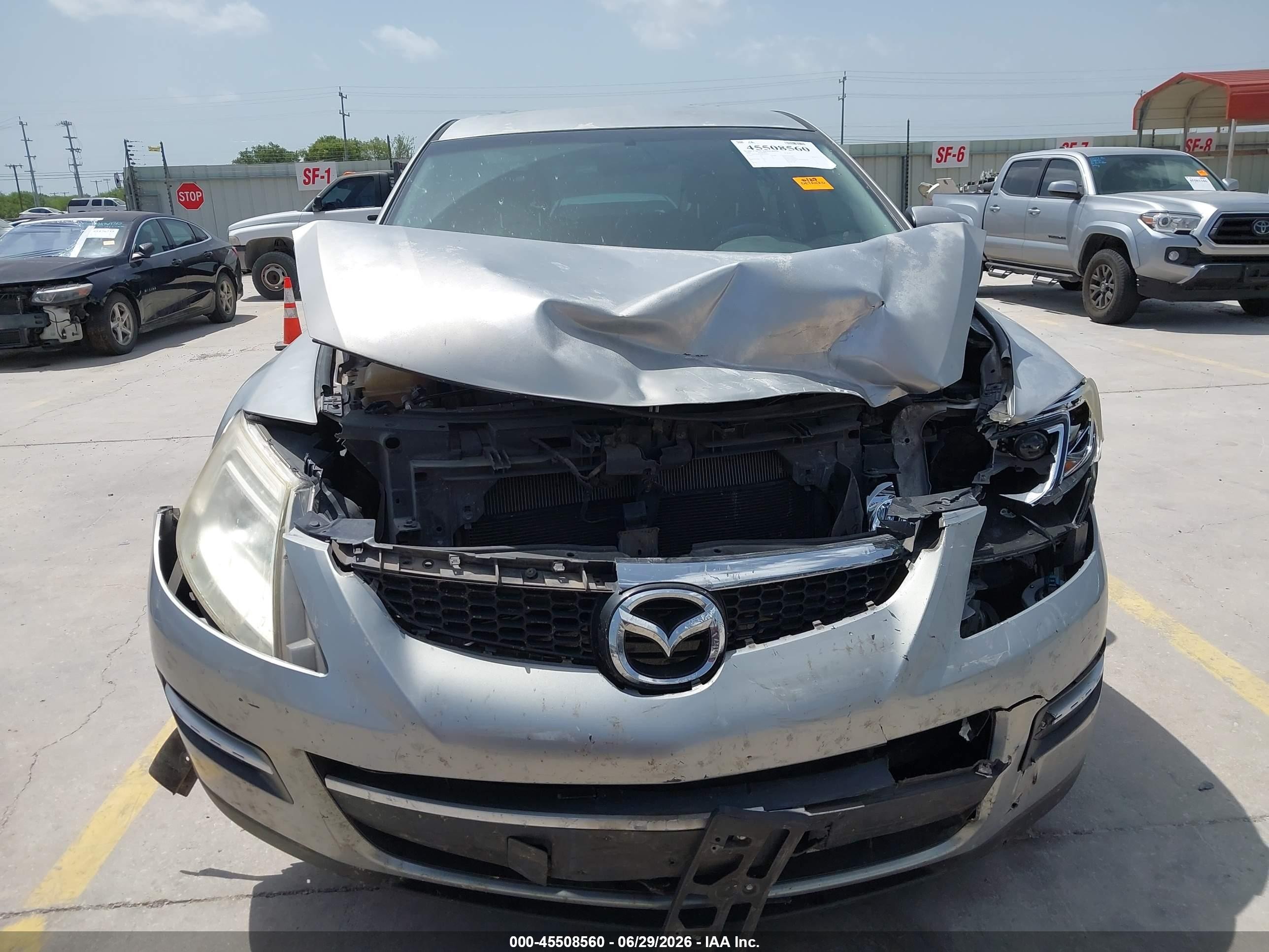 2008 Mazda Cx-9 Sport Silver vin: JM3TB28A580146476