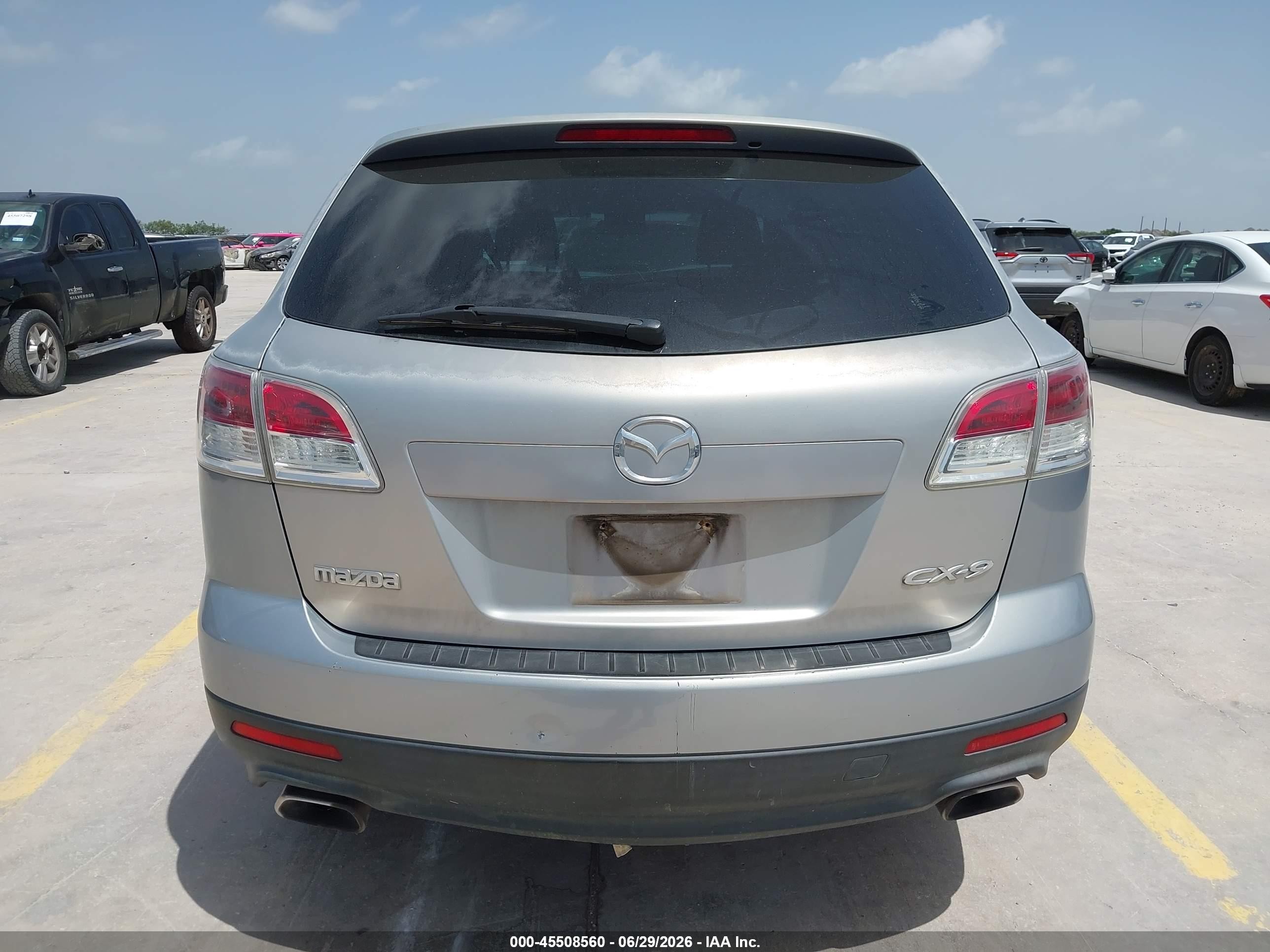 2008 Mazda Cx-9 Sport Silver vin: JM3TB28A580146476