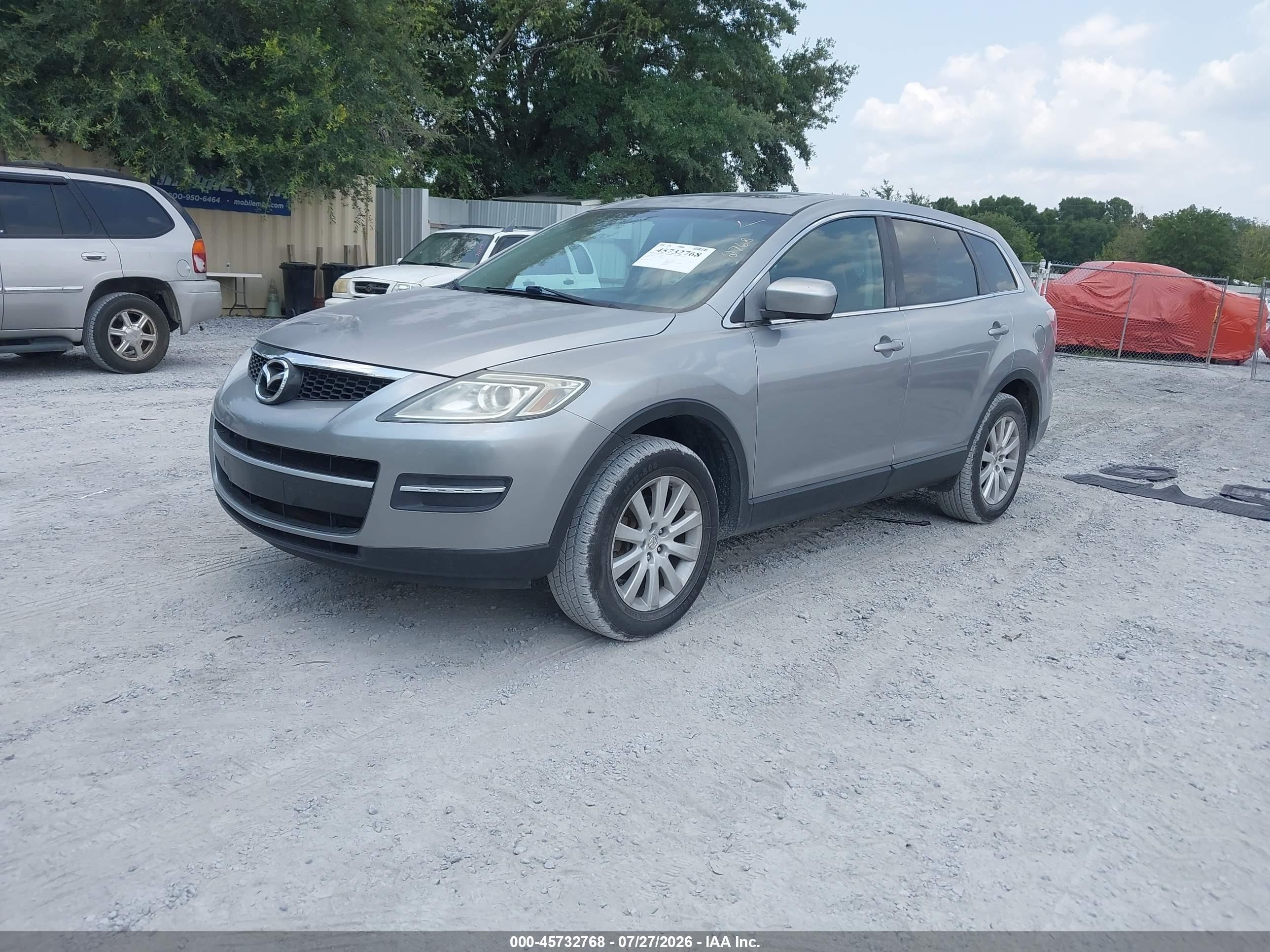 2009 Mazda Cx-9 Touring Silver vin: JM3TB28A590177275