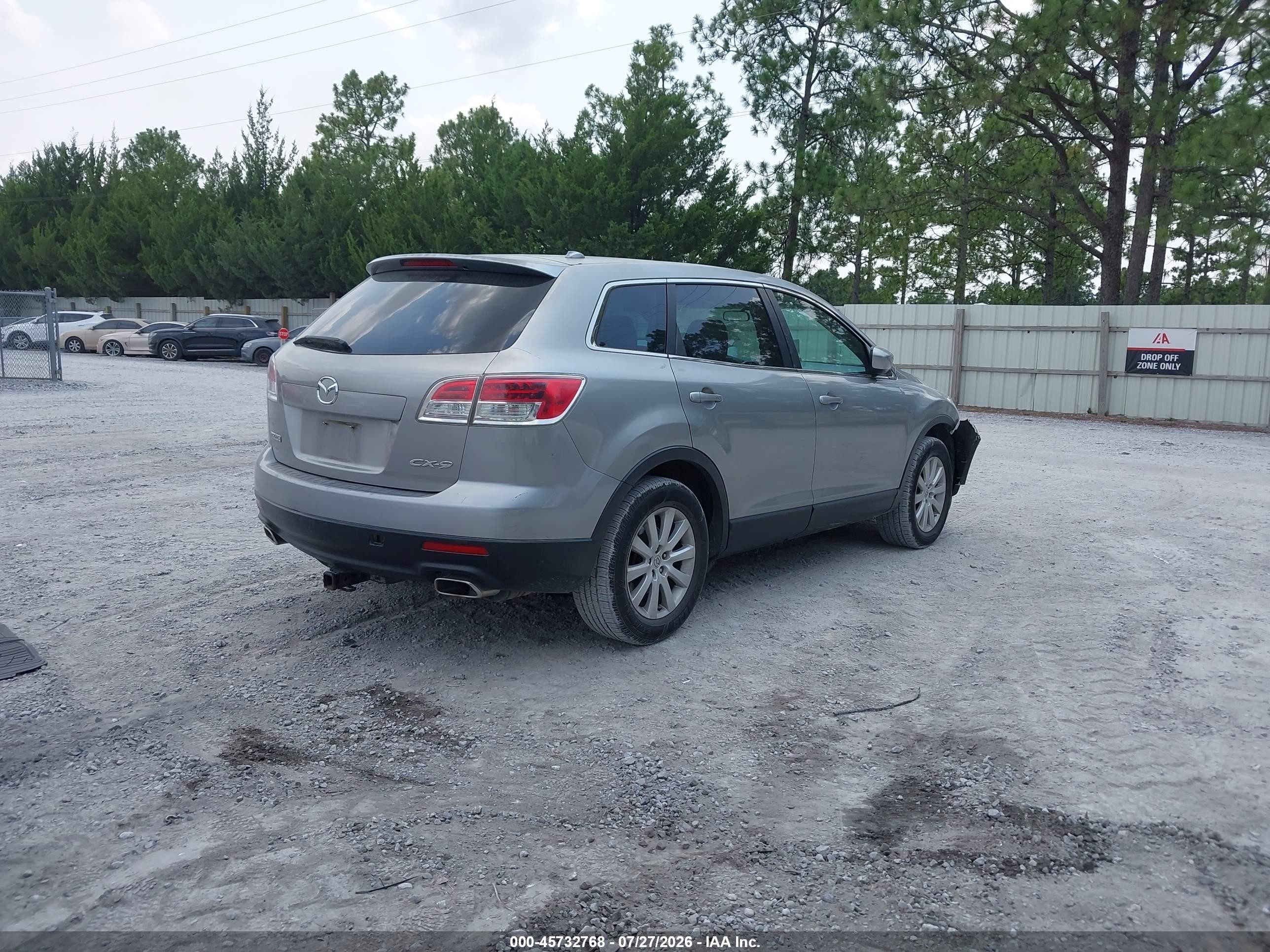 2009 Mazda Cx-9 Touring Silver vin: JM3TB28A590177275