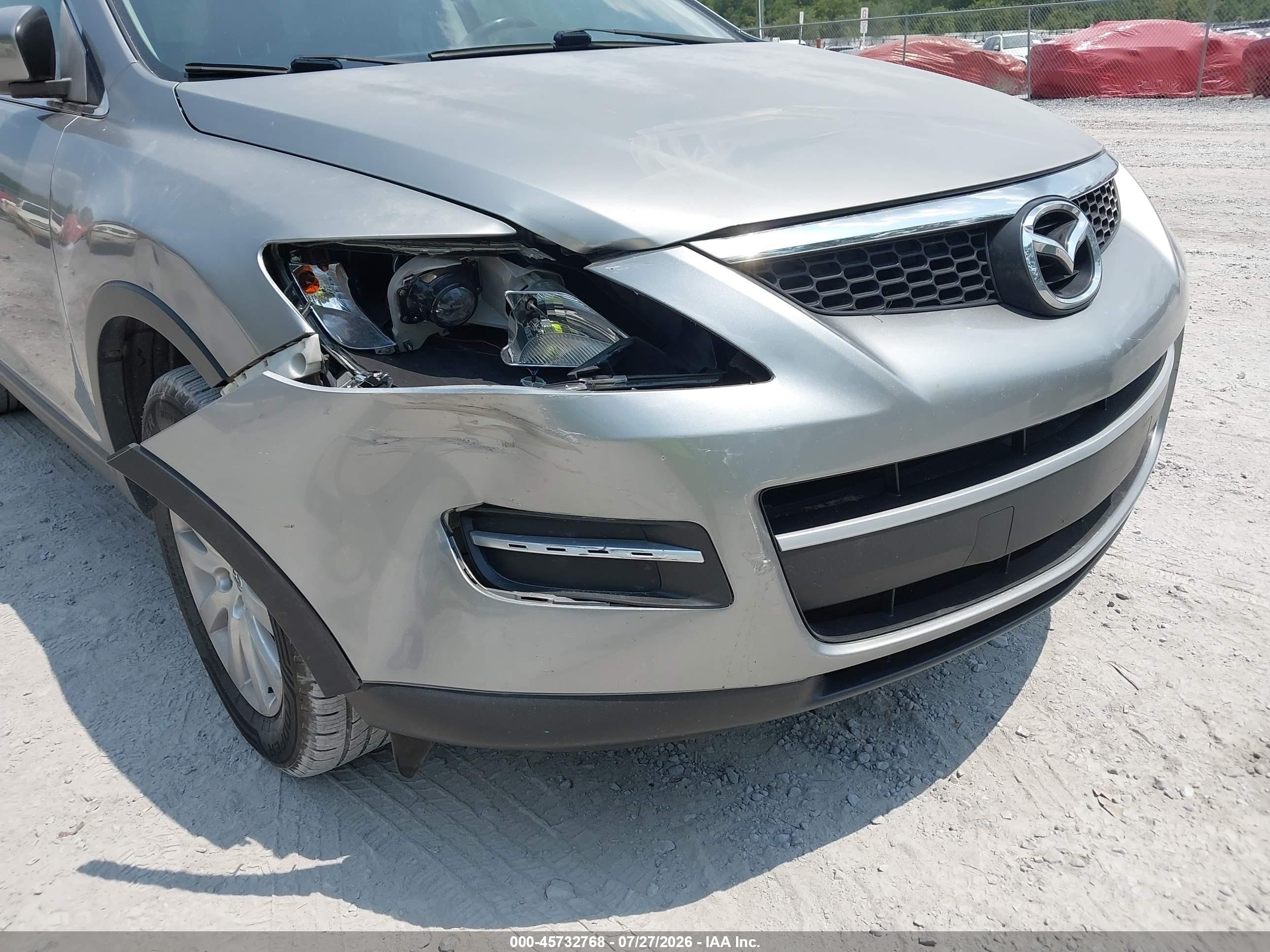 2009 Mazda Cx-9 Touring Silver vin: JM3TB28A590177275
