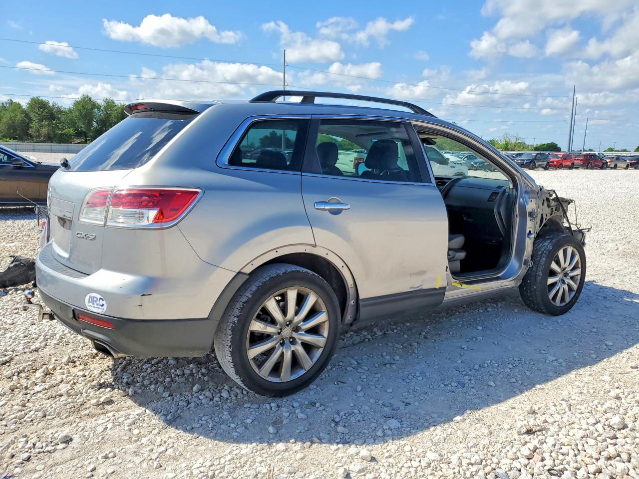 2008 Mazda Cx-9 Silver vin: JM3TB28A680128116