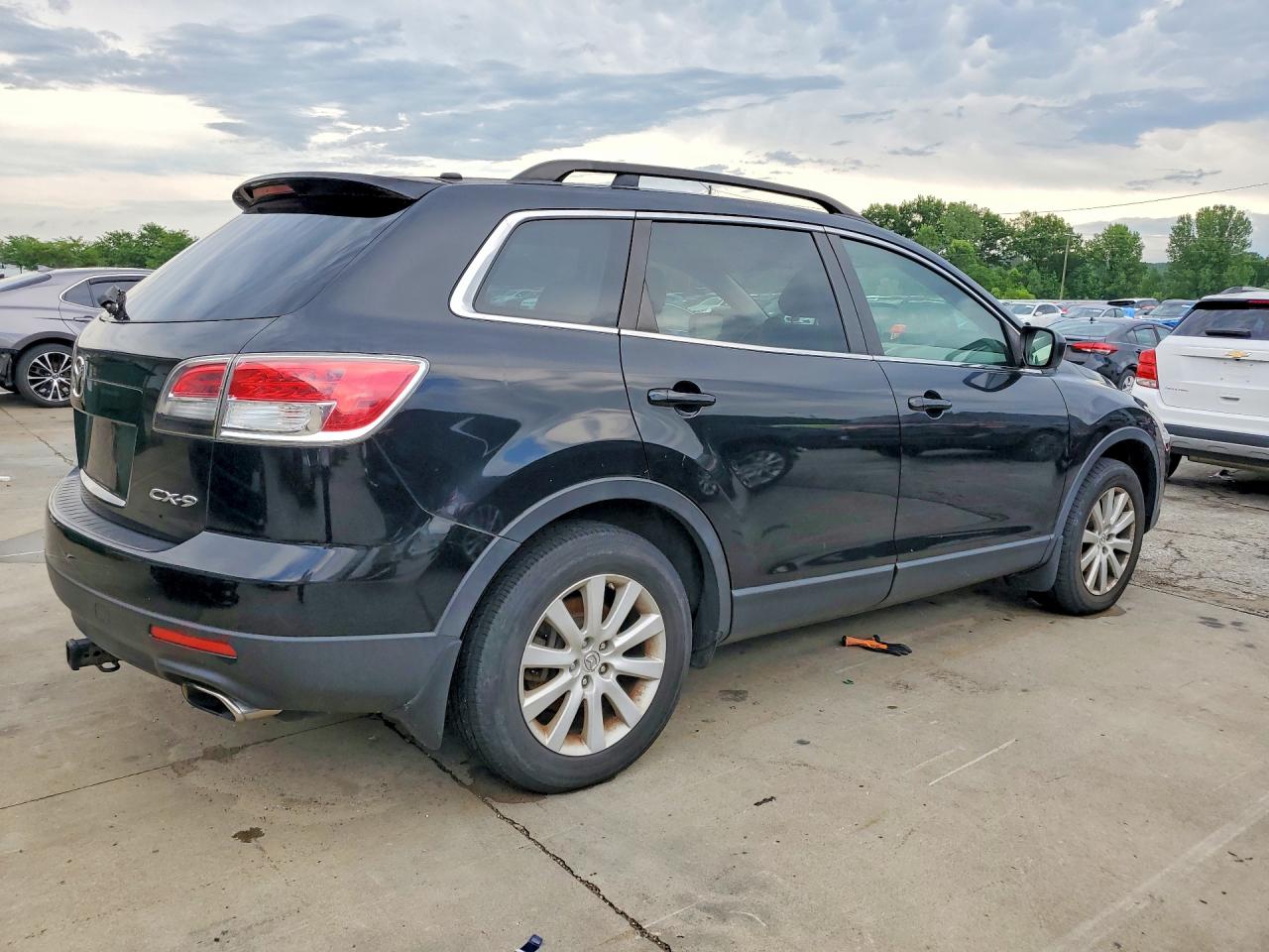 2008 Mazda Cx-9 Black vin: JM3TB28A780163148