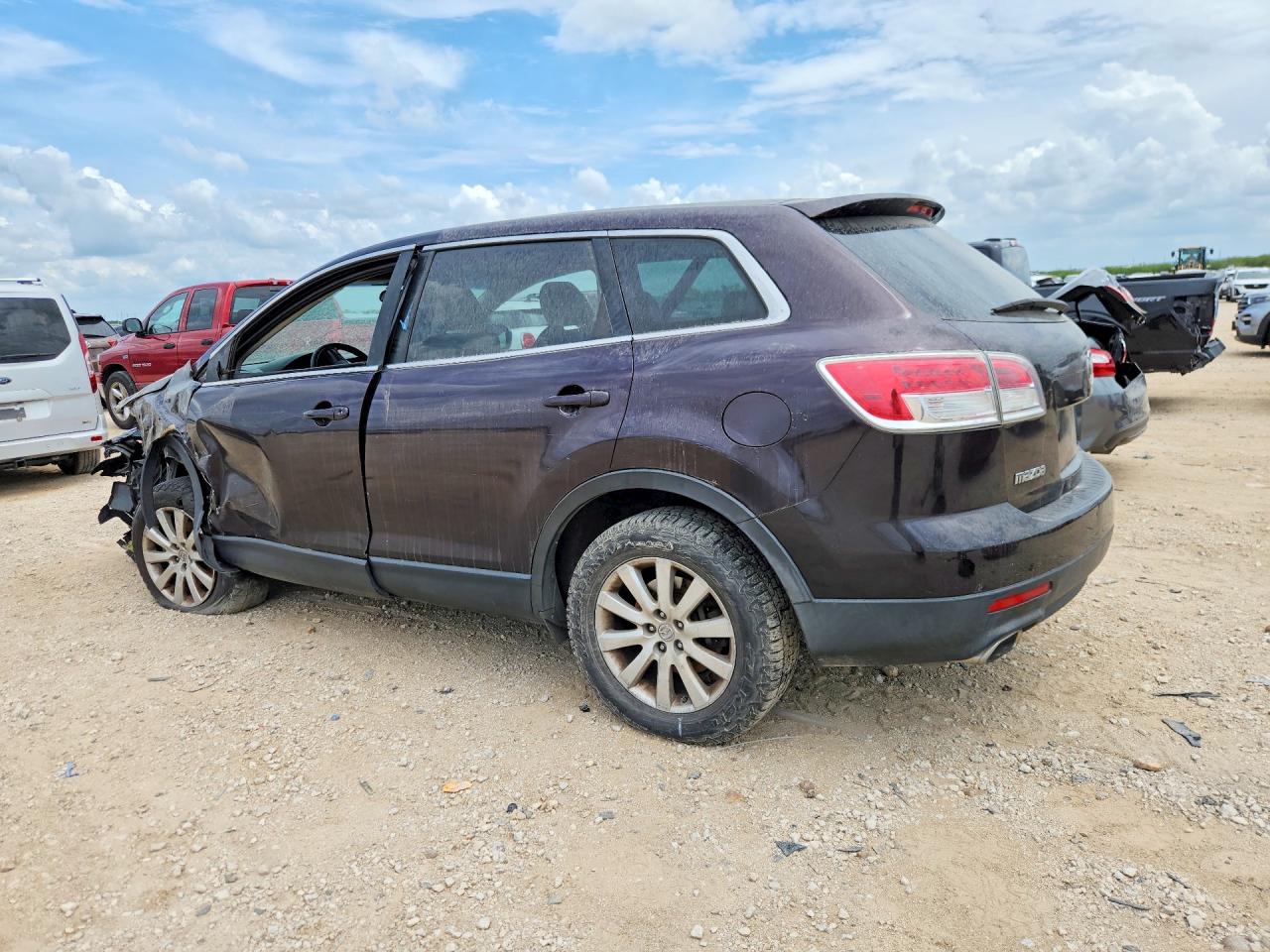 2008 Mazda Cx-9 Purple vin: JM3TB28A880130742