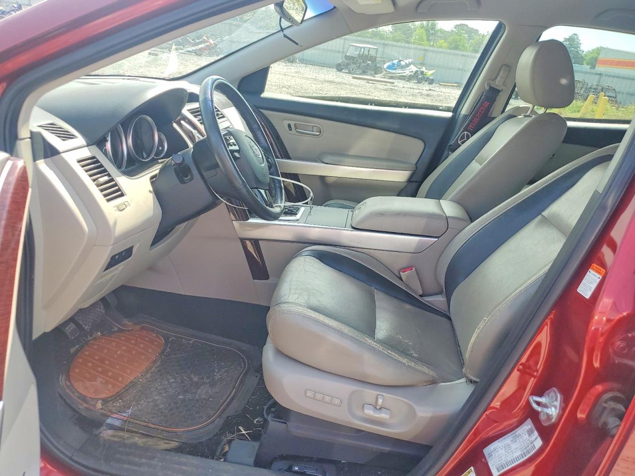 2008 Mazda Cx-9 Burgundy vin: JM3TB28A880136380