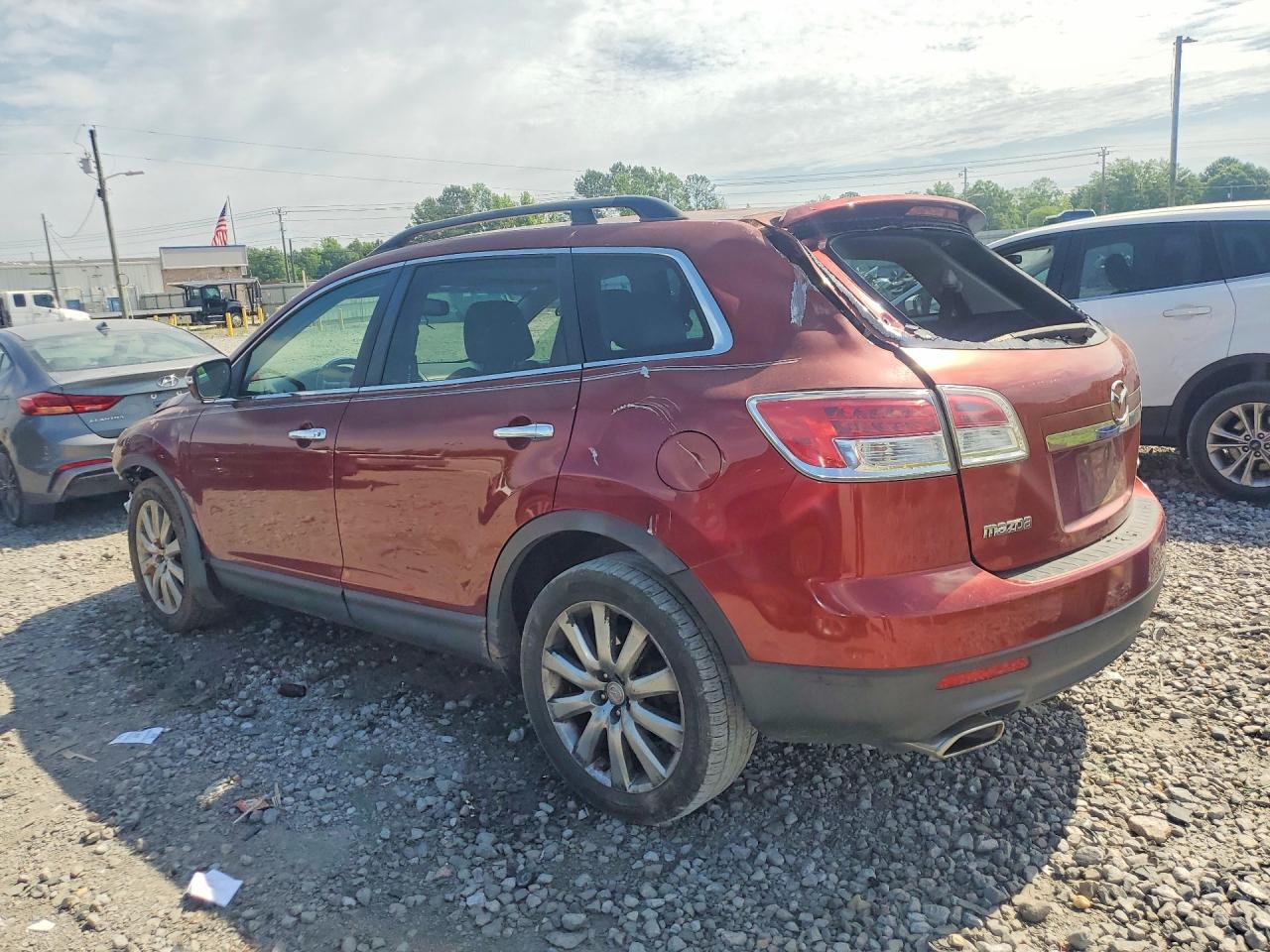 2008 Mazda Cx-9 Burgundy vin: JM3TB28A880136380