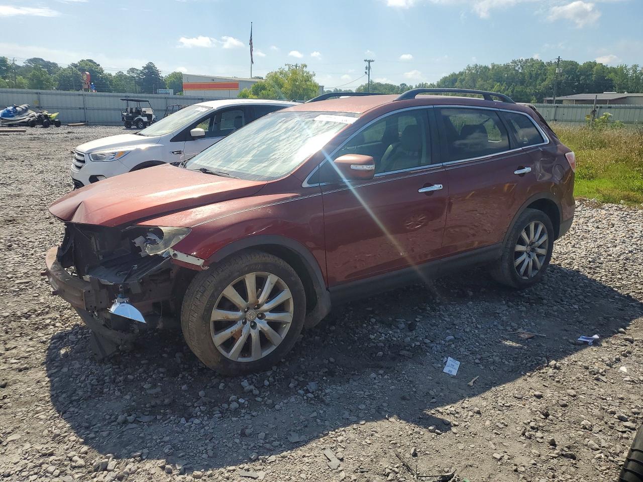 2008 Mazda Cx-9 Burgundy vin: JM3TB28A880136380